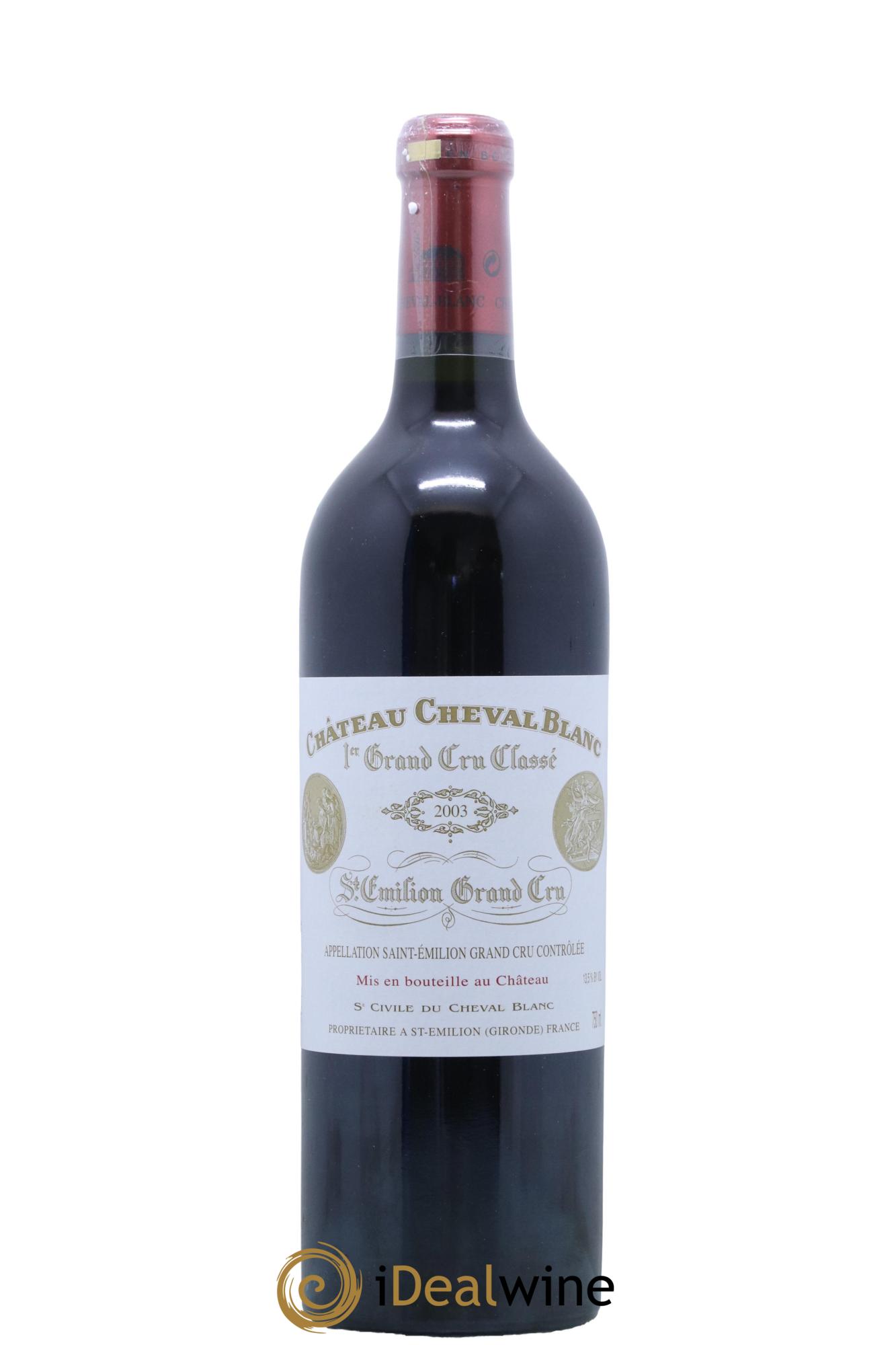 Château Cheval Blanc 1er Grand Cru Classé A 2003 - Lot of 1 bottle - 0