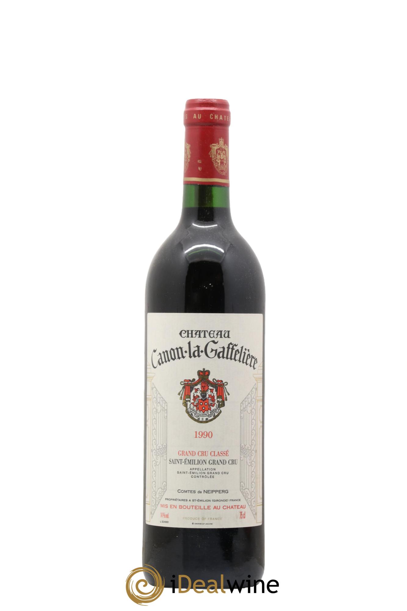 Château Canon la Gaffelière 1er Grand Cru Classé B 1990 - Lot of 1 bottle - 0