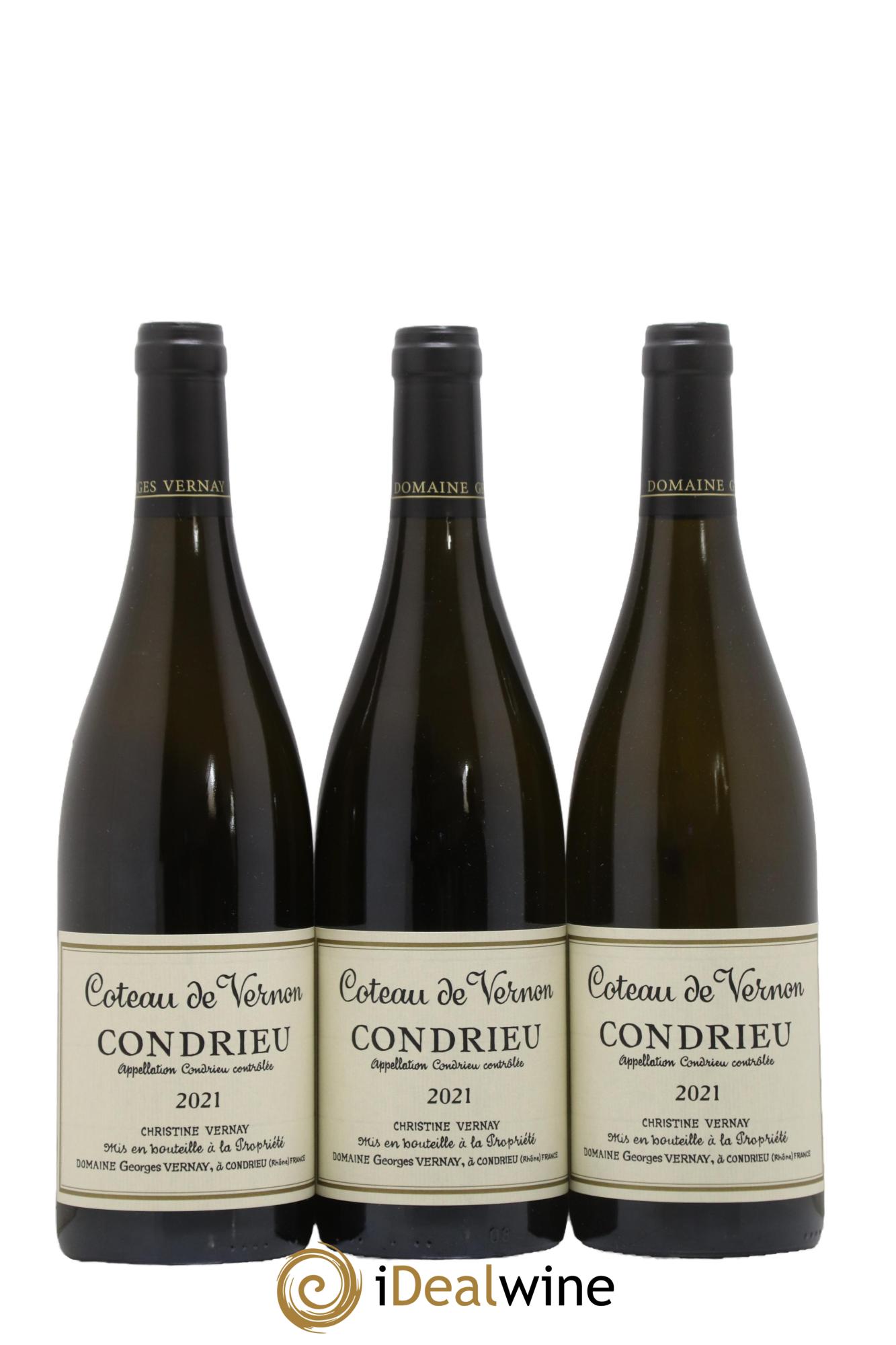 Condrieu Coteau de Vernon Georges Vernay 2021 - Lot de 3 bouteilles - 0