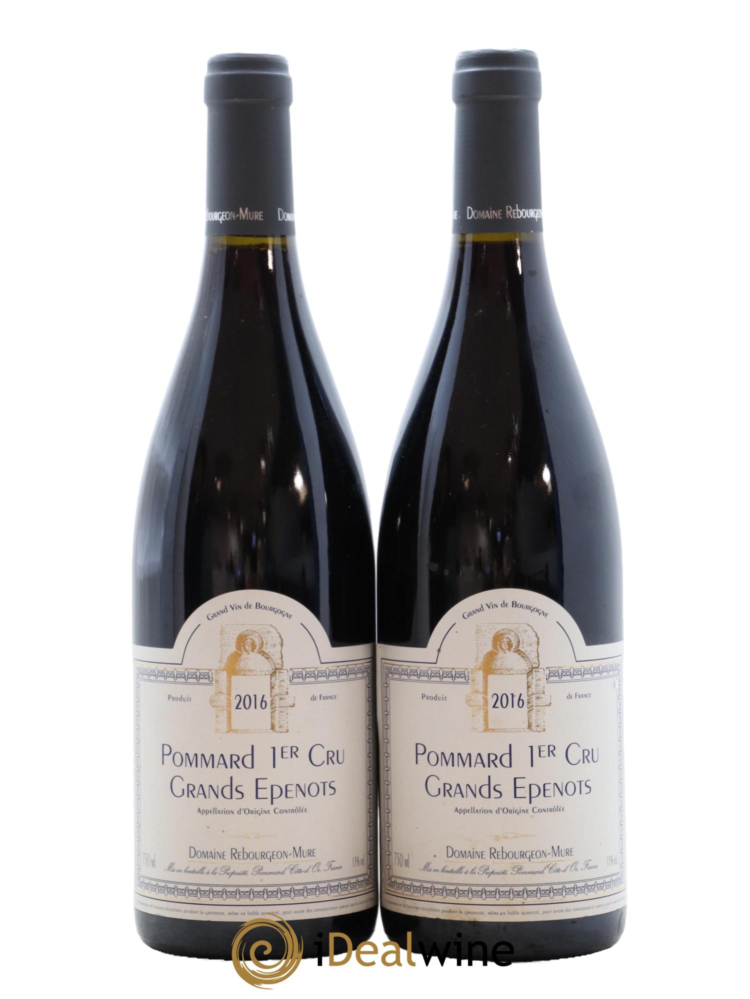 Pommard 1er Cru Grand Epenots Rebourgeon-Mure 2016 - Lotto di 2 bottiglie - 0