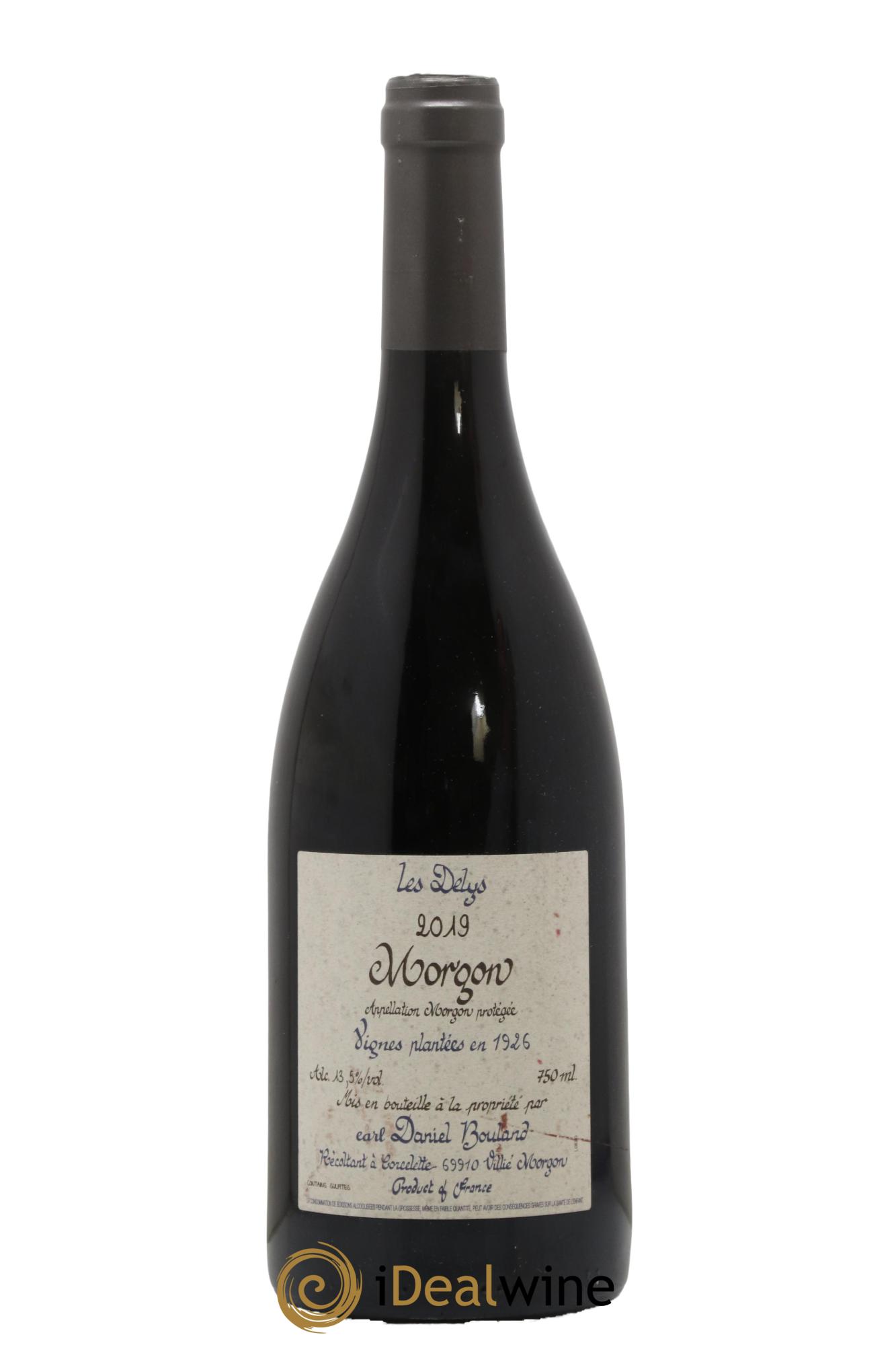 Morgon Delys Daniel Bouland (Domaine) Vignes plantées en 1926 2019 - Lot de 1 bouteille - 0