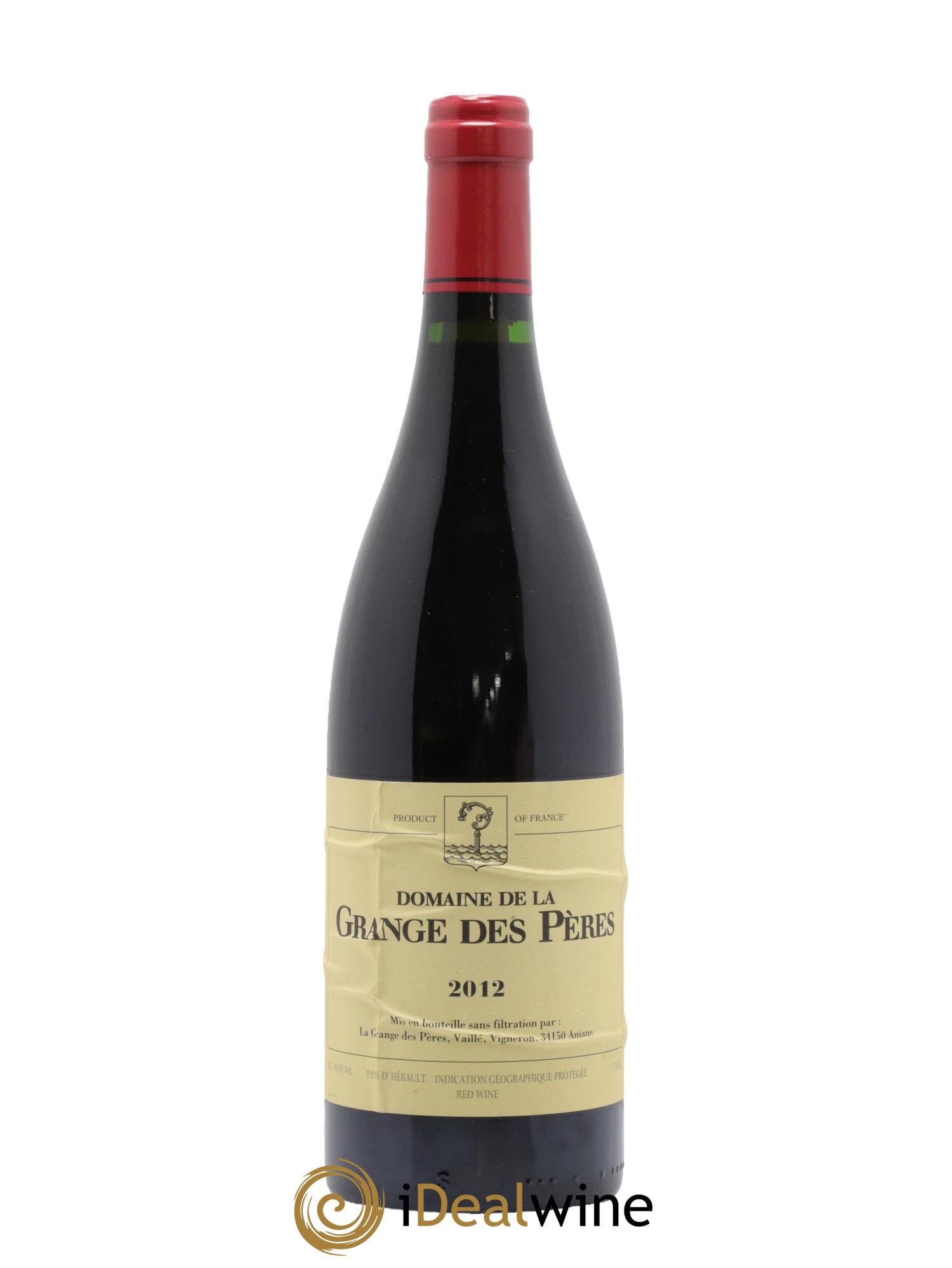 IGP Pays d'Hérault Grange des Pères Laurent Vaillé 2012 - Lot de 1 bouteille - 0