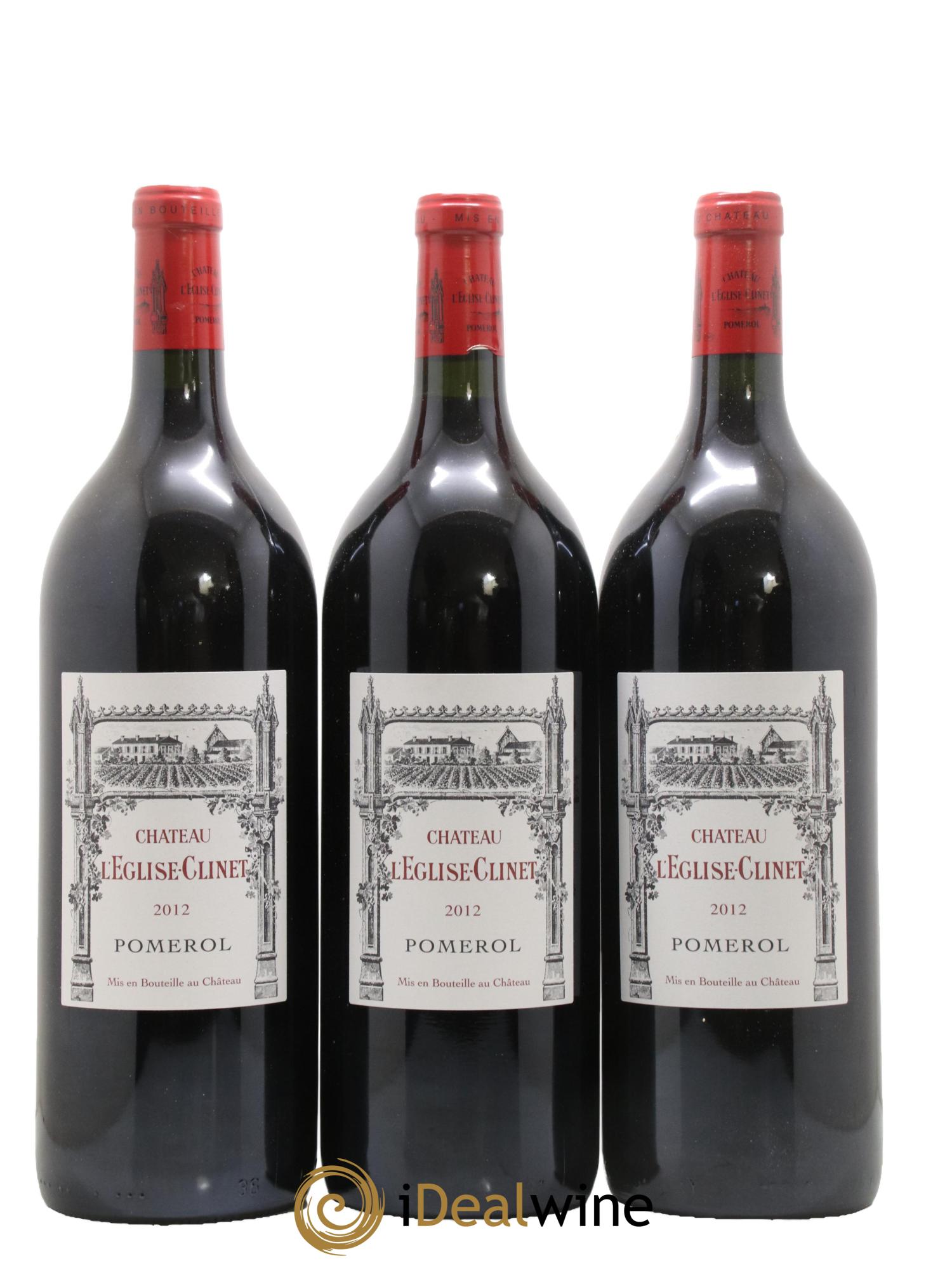 Château l' Église Clinet 2012 - Lot of 3 magnums - 0