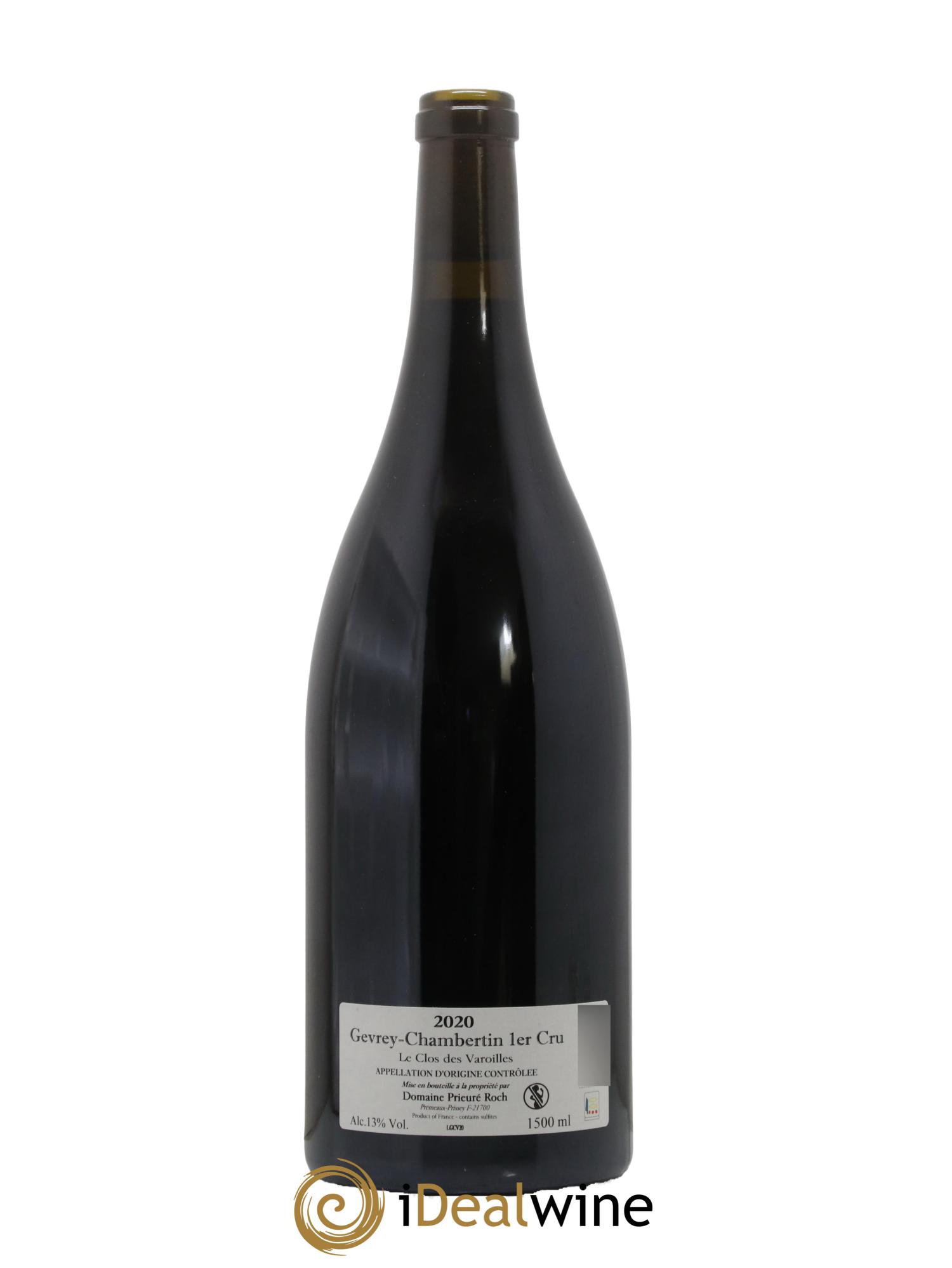 Gevrey-Chambertin 1er Cru Le Clos des Varoilles Monopole Prieuré Roch 2020 - Lot de 1 magnum - 1