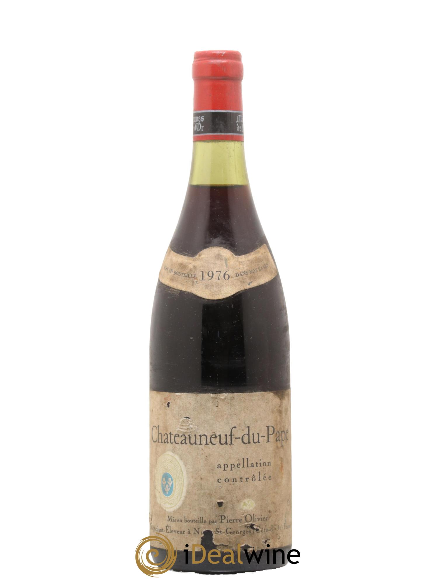 Châteauneuf-du-Pape Pierre Olivier 1976 - Lot de 1 bouteille - 0