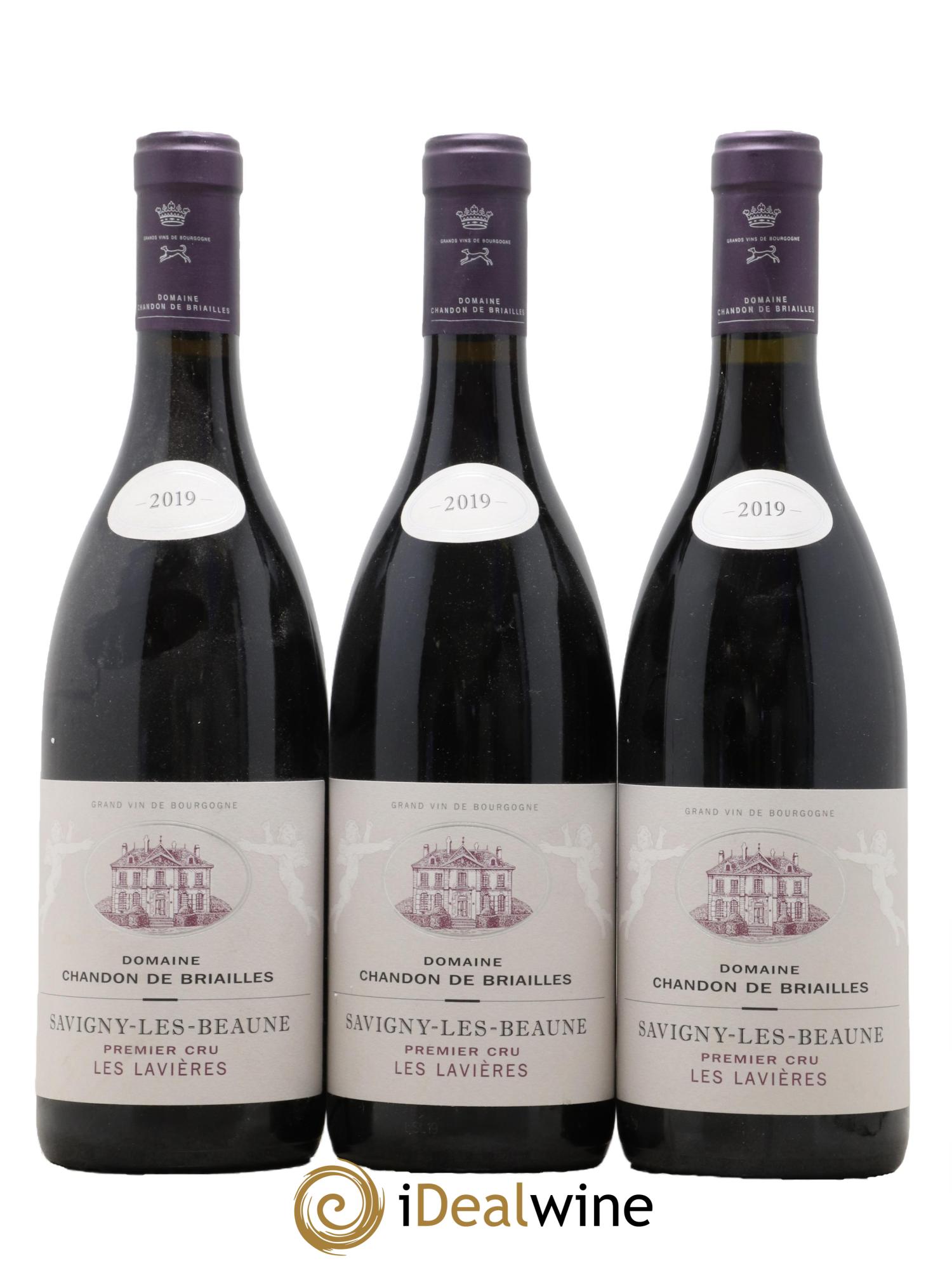 Savigny-lès-Beaune 1er Cru Les Lavières Chandon de Briailles 2019 - Lotto di 3 bottiglie - 0