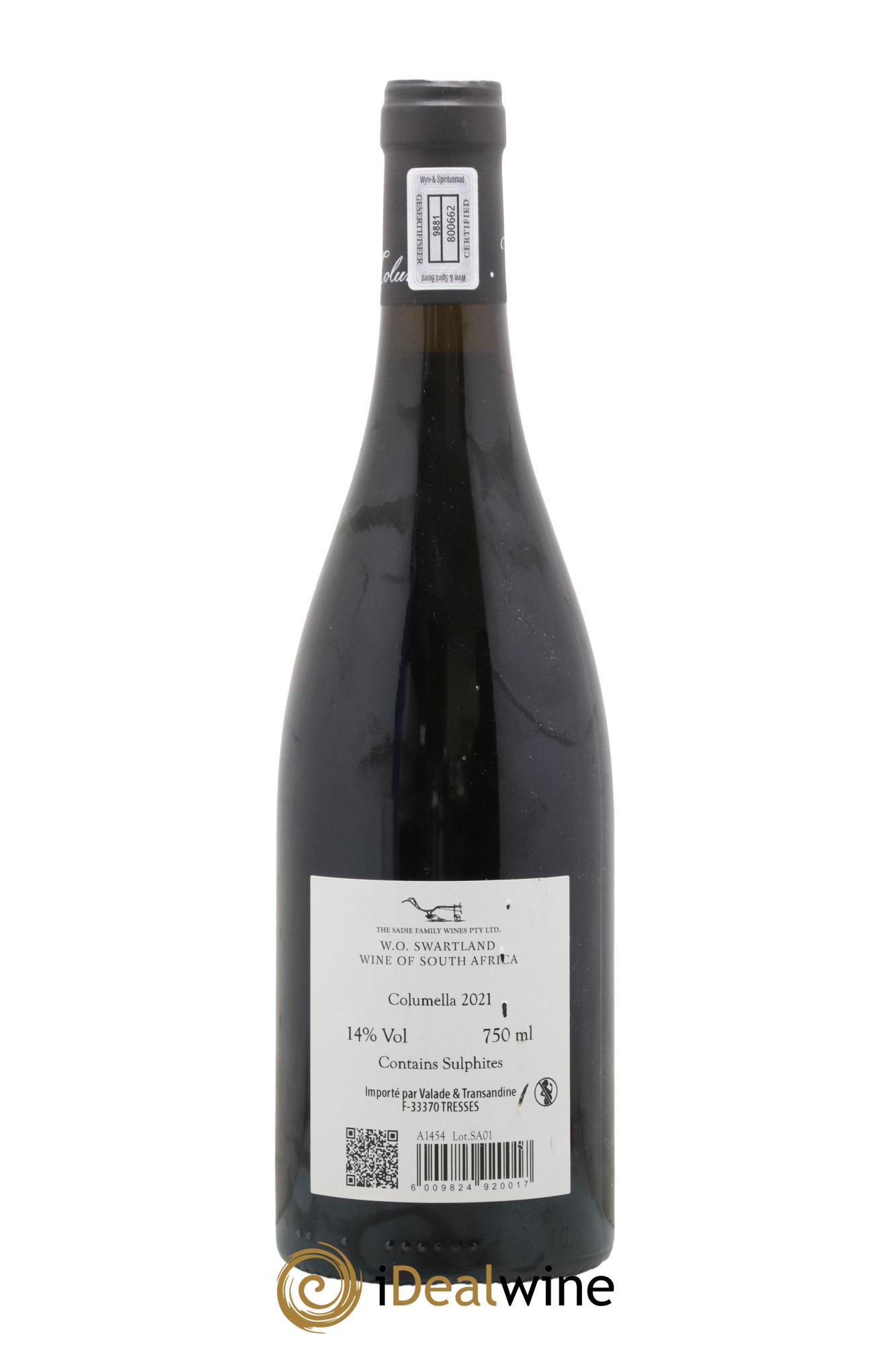 Swartland The Sadie Family Columella 2021 - Posten von 1 Flasche - 1