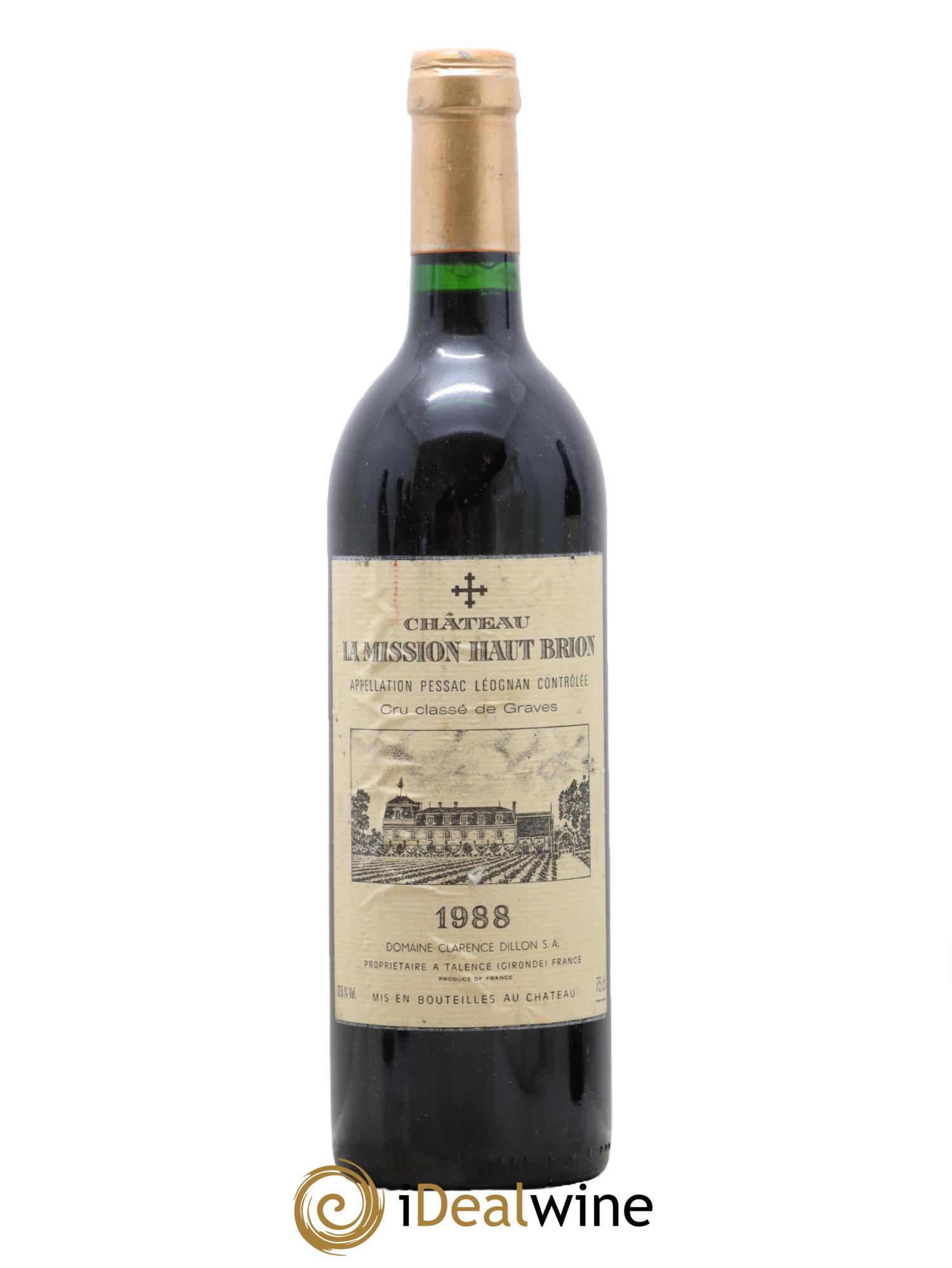 Château la Mission Haut-Brion Cru Classé de Graves 1988 - Lotto di 1 bottiglia - 0