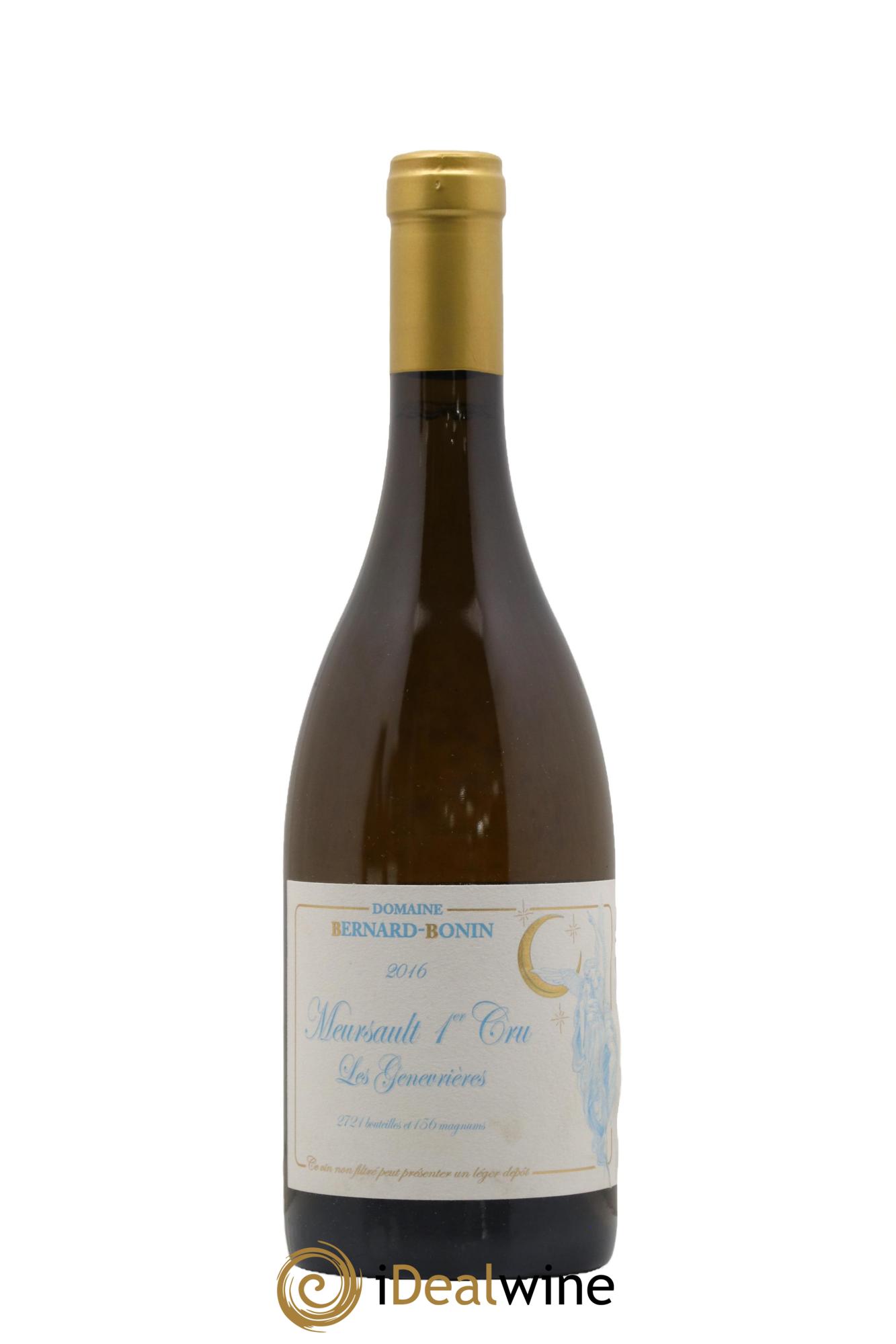 Meursault 1er Cru Les Genevrières Bernard Bonin 2016 - Lot de 1 bouteille - 0