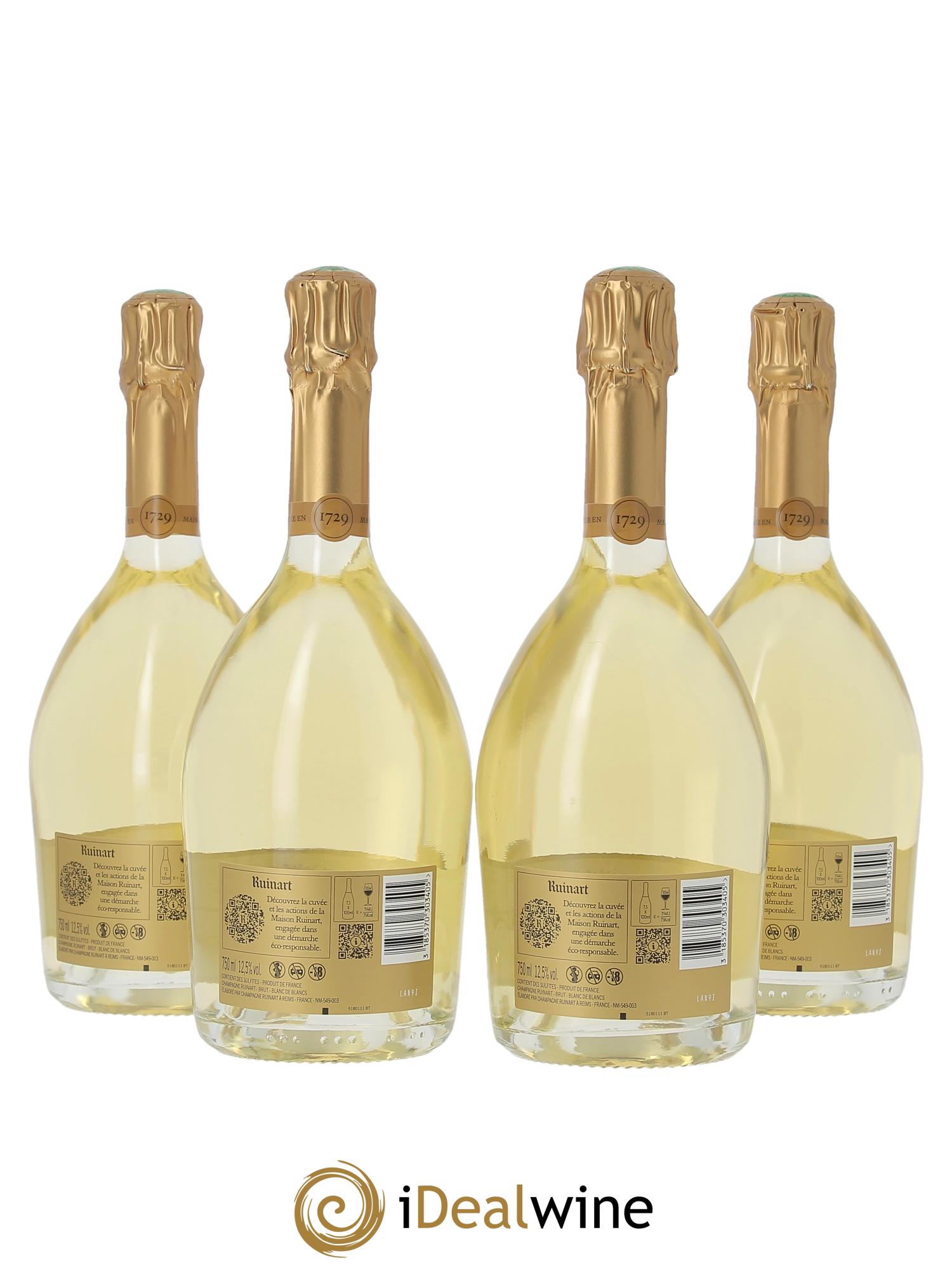 Caisse-cave Ruinart Blanc de blancs Ruinart   - Lot of 4 bottles - 2