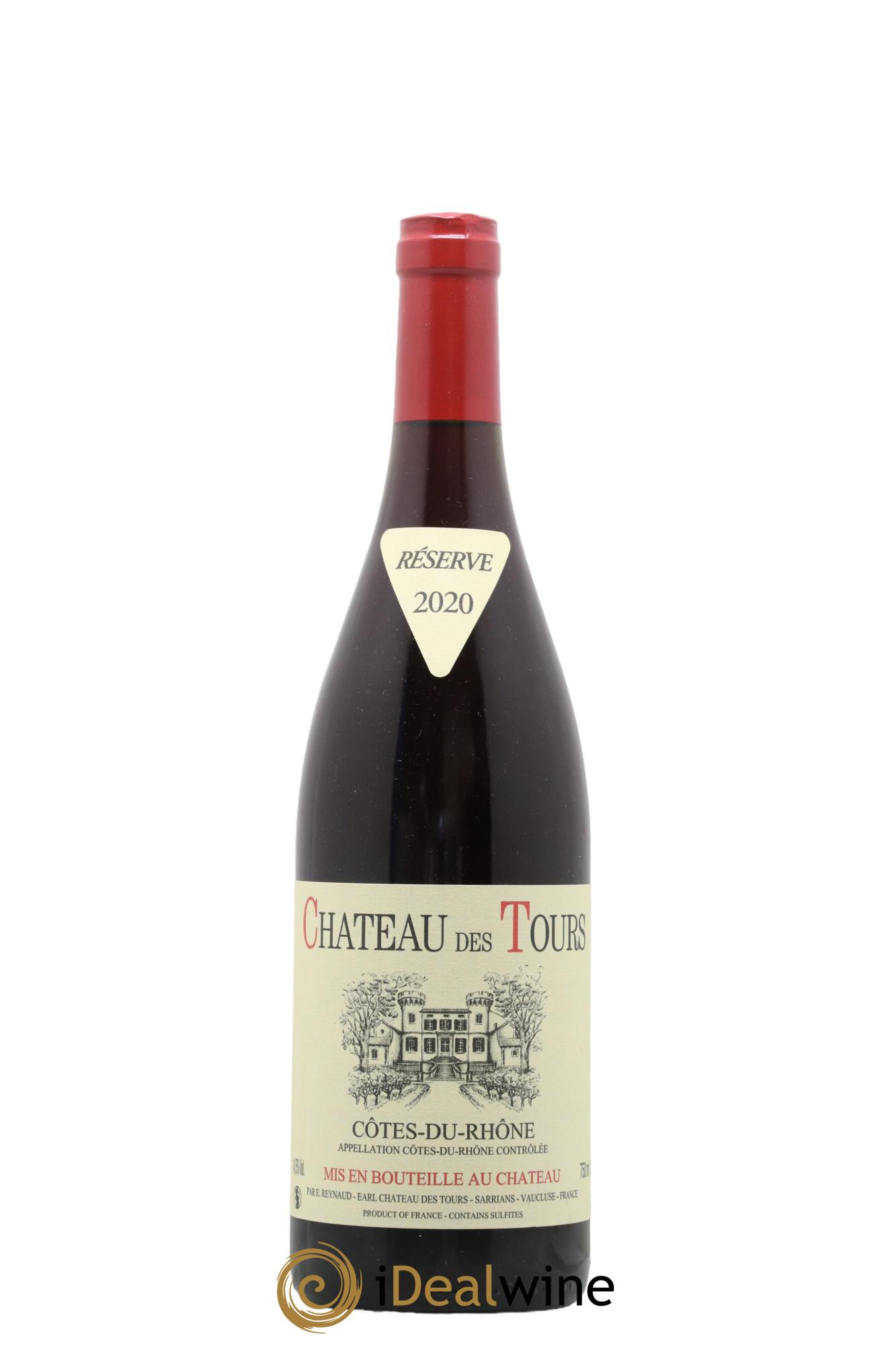 Côtes du Rhône Château des Tours Emmanuel Reynaud 2020 - Lot of 1 bottle - 0