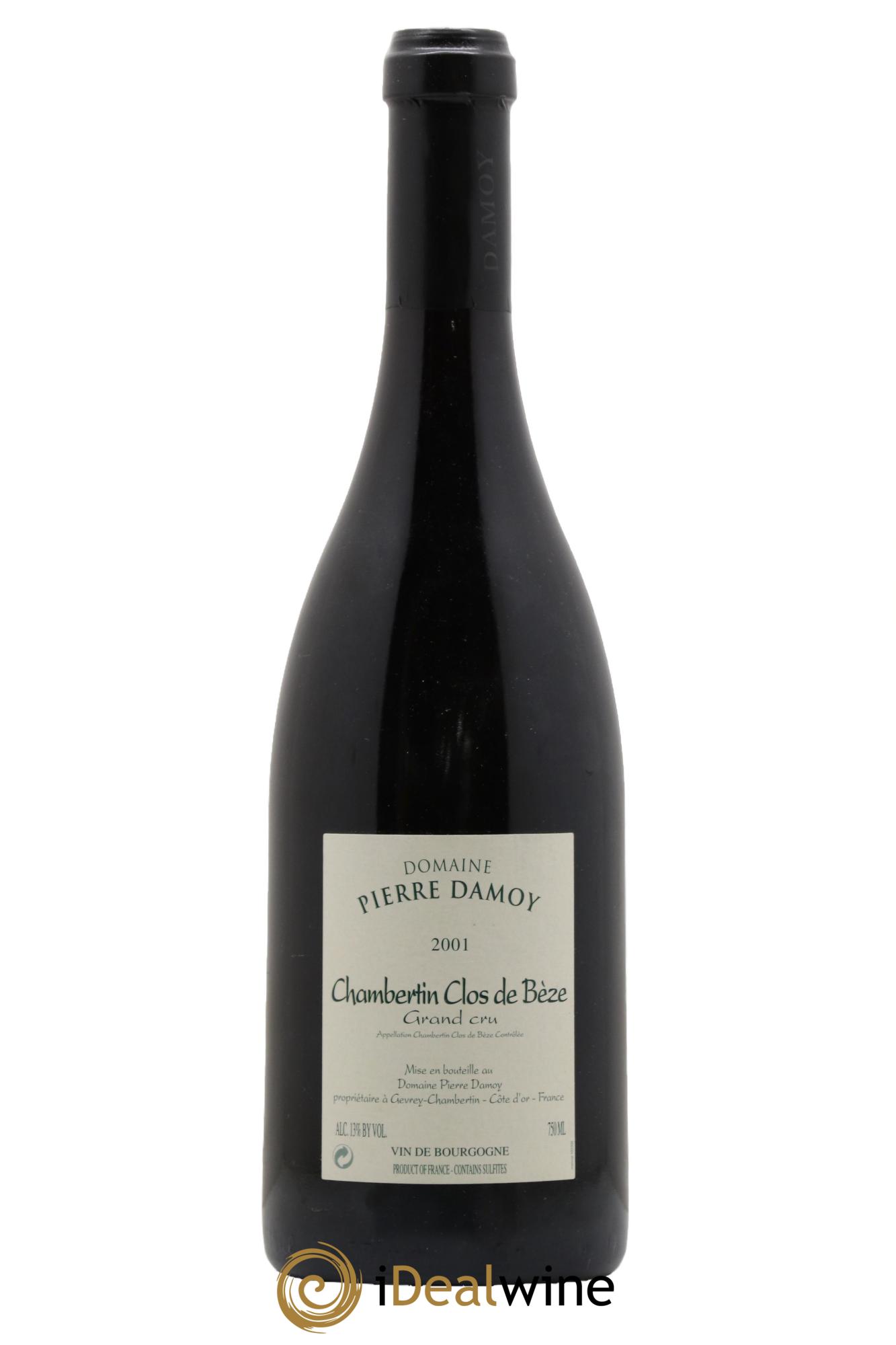 Chambertin Clos de Bèze Grand Cru Pierre Damoy 2001 - Posten von 1 Flasche - 0