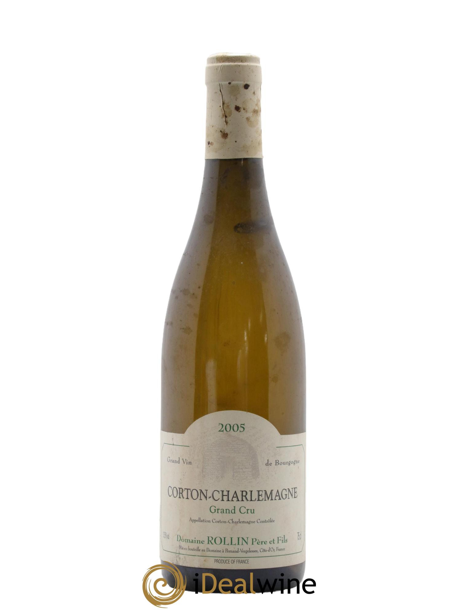 Corton-Charlemagne Grand Cru Rollin Père & Fils 2005 - Posten von 1 Flasche - 0