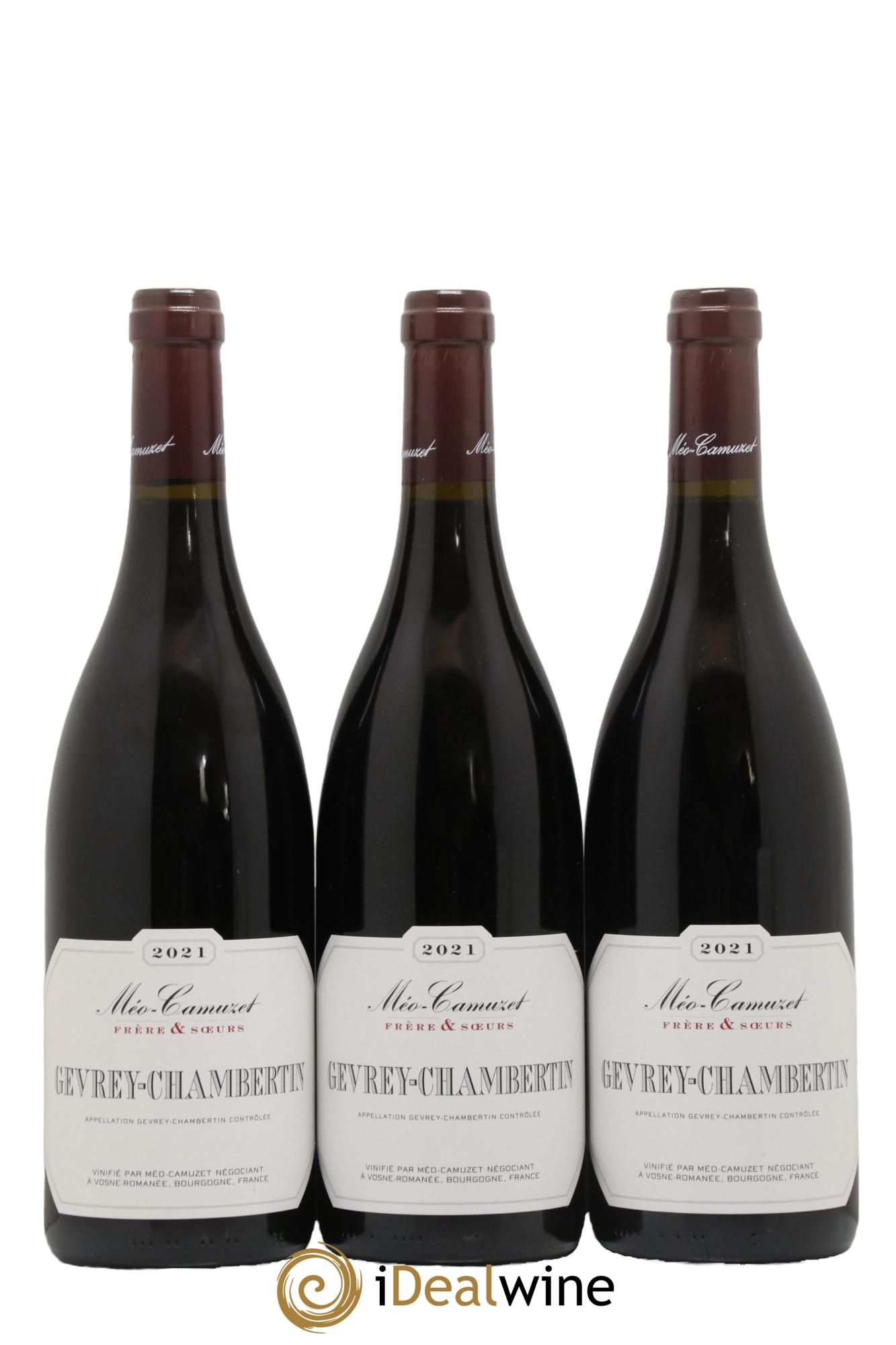 Gevrey-Chambertin Méo-Camuzet (Frère & Soeurs) 2021 - Lotto di 3 bottiglie - 0