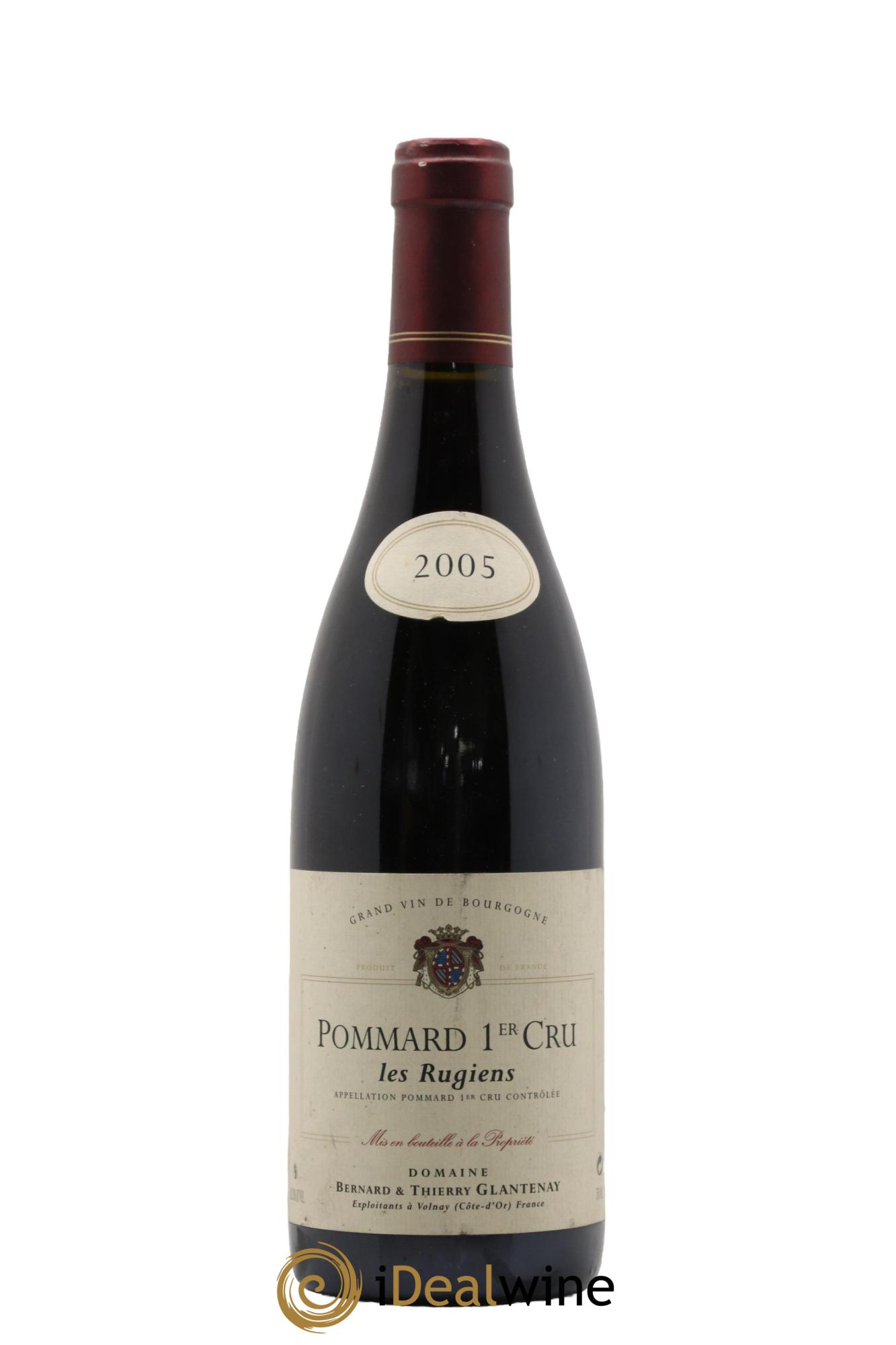 Pommard 1er Cru Les Rugiens Bernard et Thierry Glantenay (Domaine) 2005 - Lot de 1 bouteille - 0