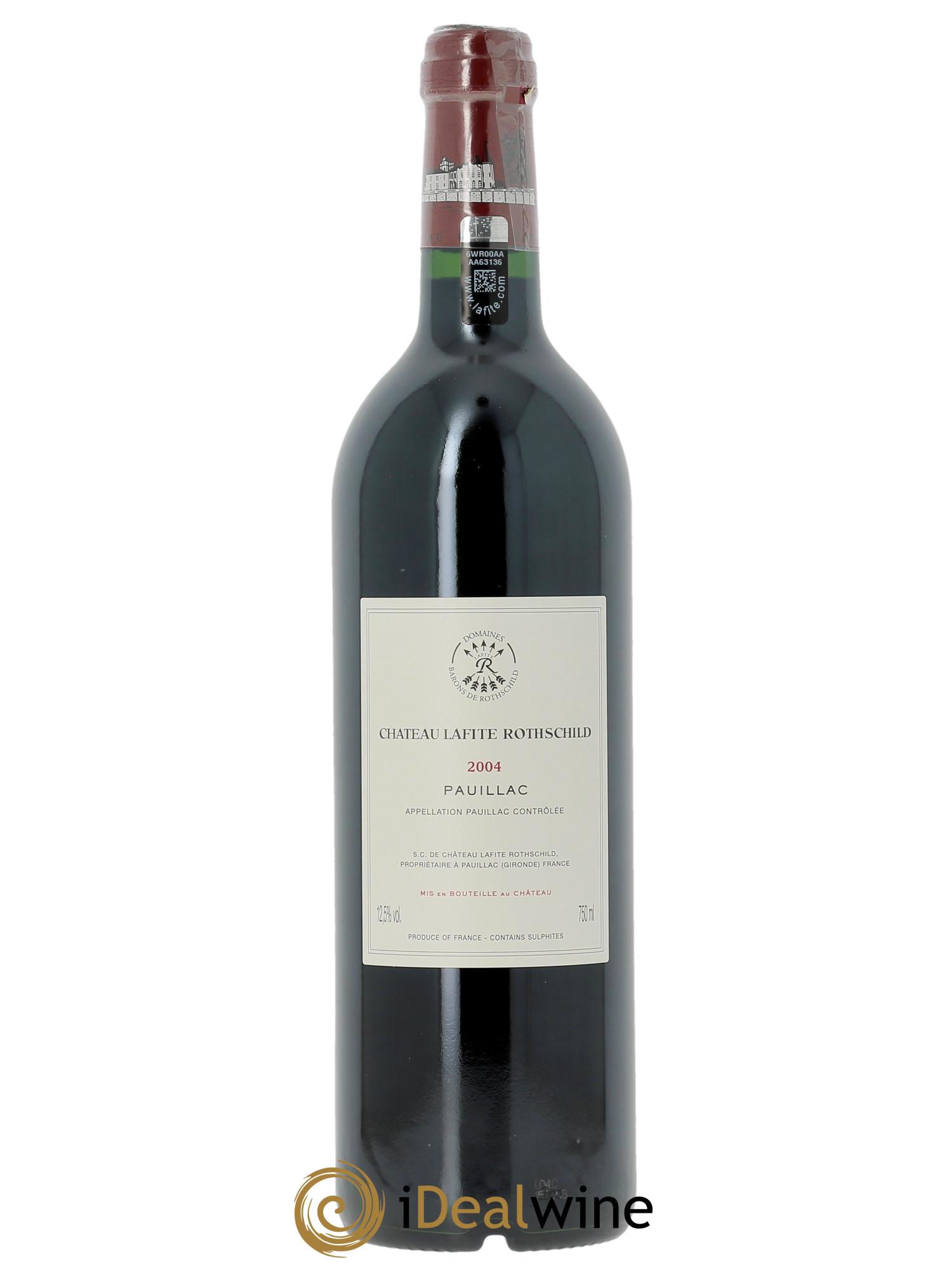 Château Lafite Rothschild 1er Grand Cru Classé (CBO à partir de 12 bts) 2004 - Lot de 1 bouteille - 1