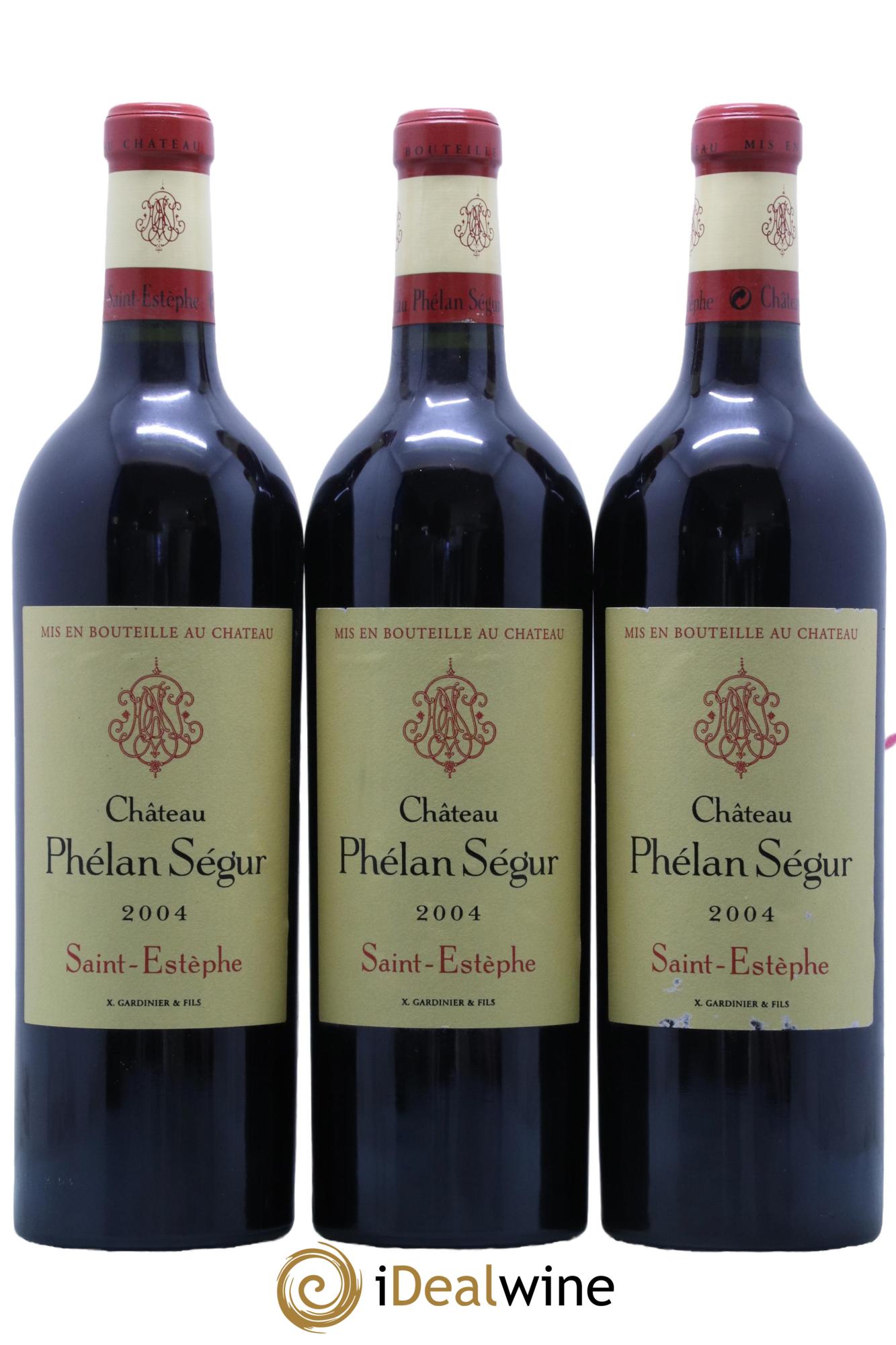 Château Phélan Ségur  2004 - Posten von 12 Flaschen - 2