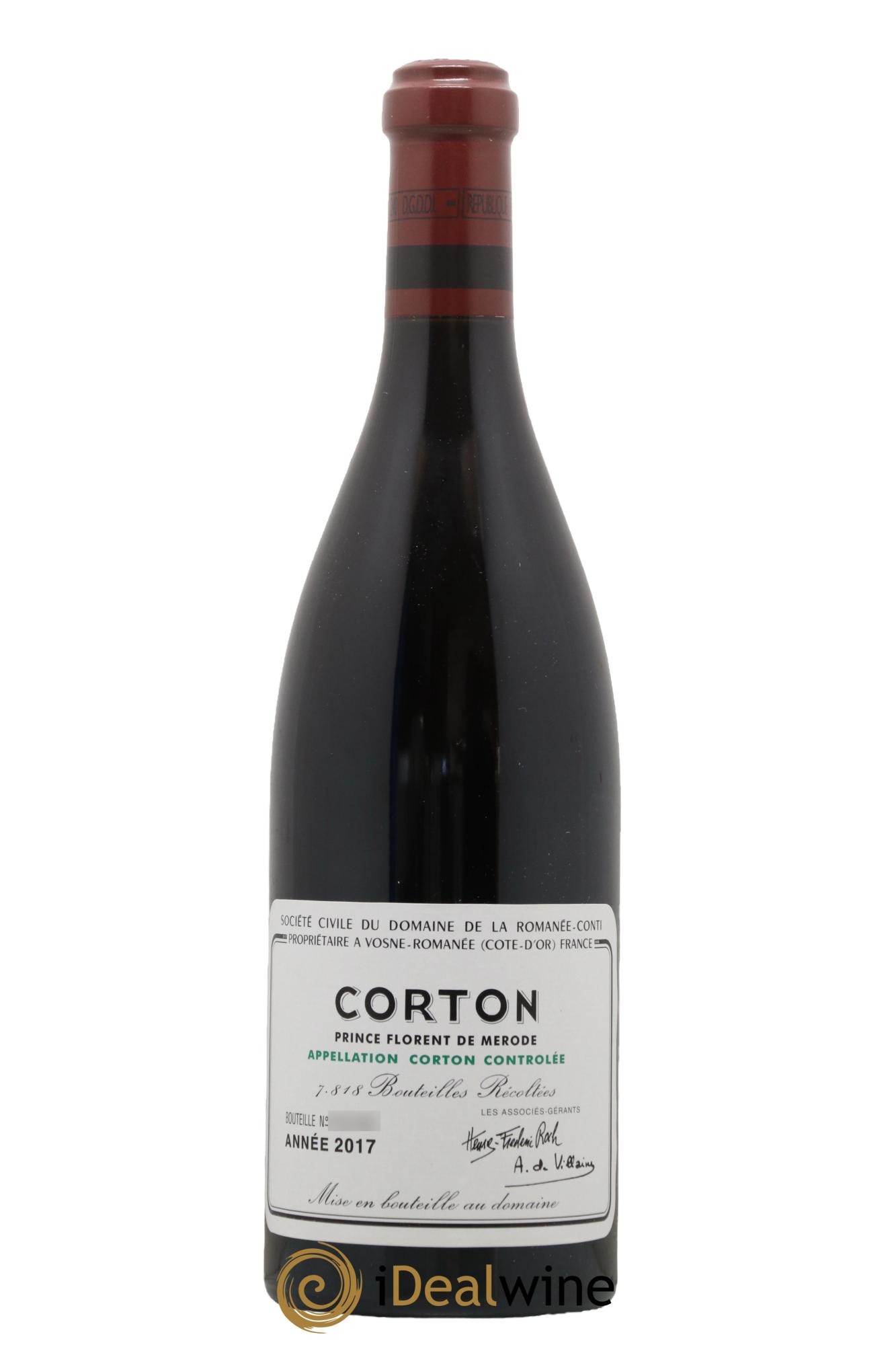 Corton Grand Cru Domaine de la Romanée-Conti 2017 - Lot de 1 bouteille - 0