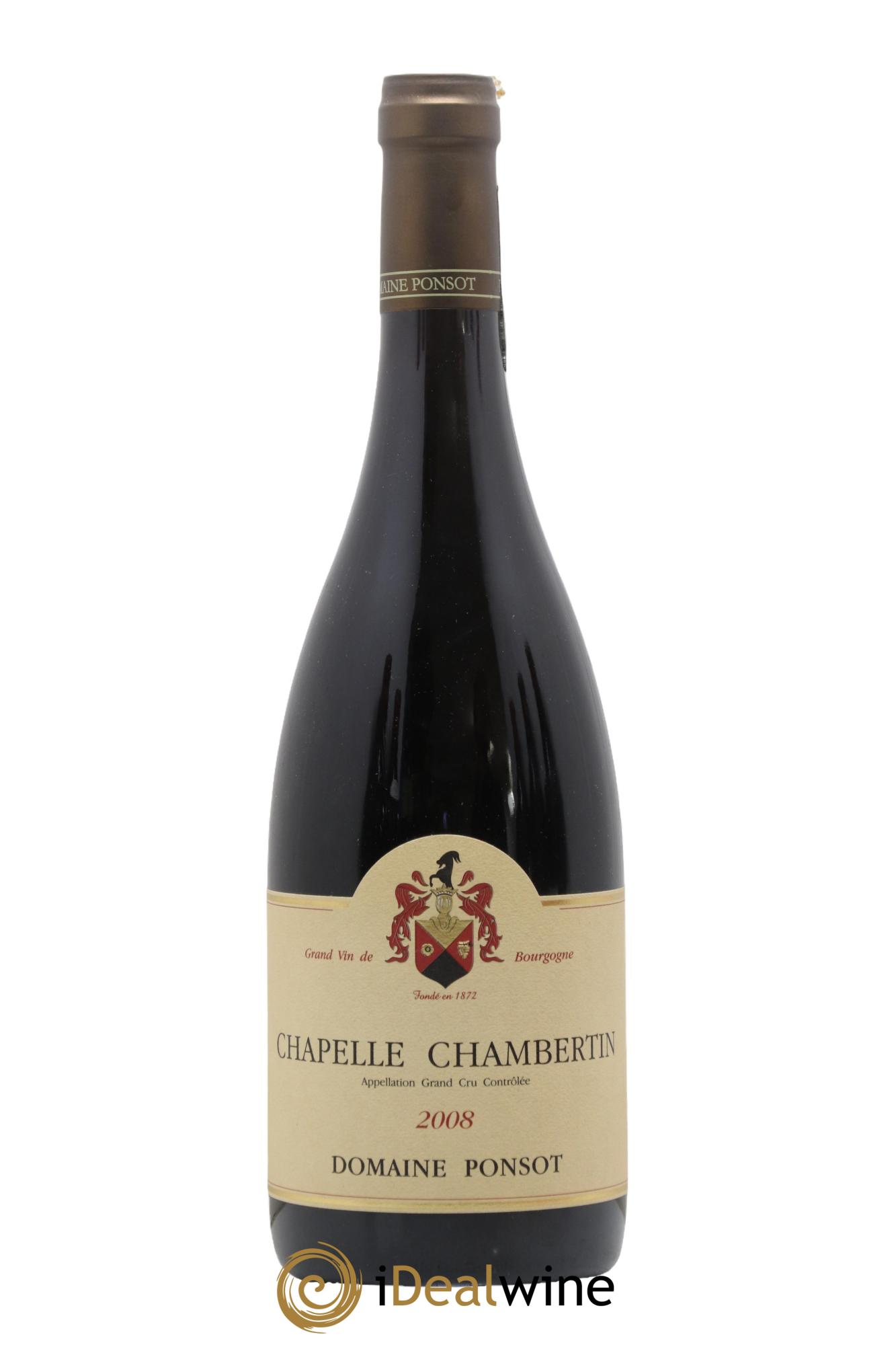 Chapelle-Chambertin Grand Cru Ponsot (Domaine) 2008 - Posten von 1 Flasche - 0