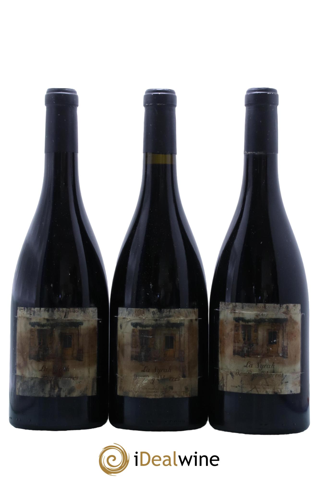 IGP Pays d'Hérault (Vin de Pays de l'Hérault) Mont Baudile La Syrah de Pey Cherres Domaine Supply Royer 2005 - Lot of 3 bottles - 0