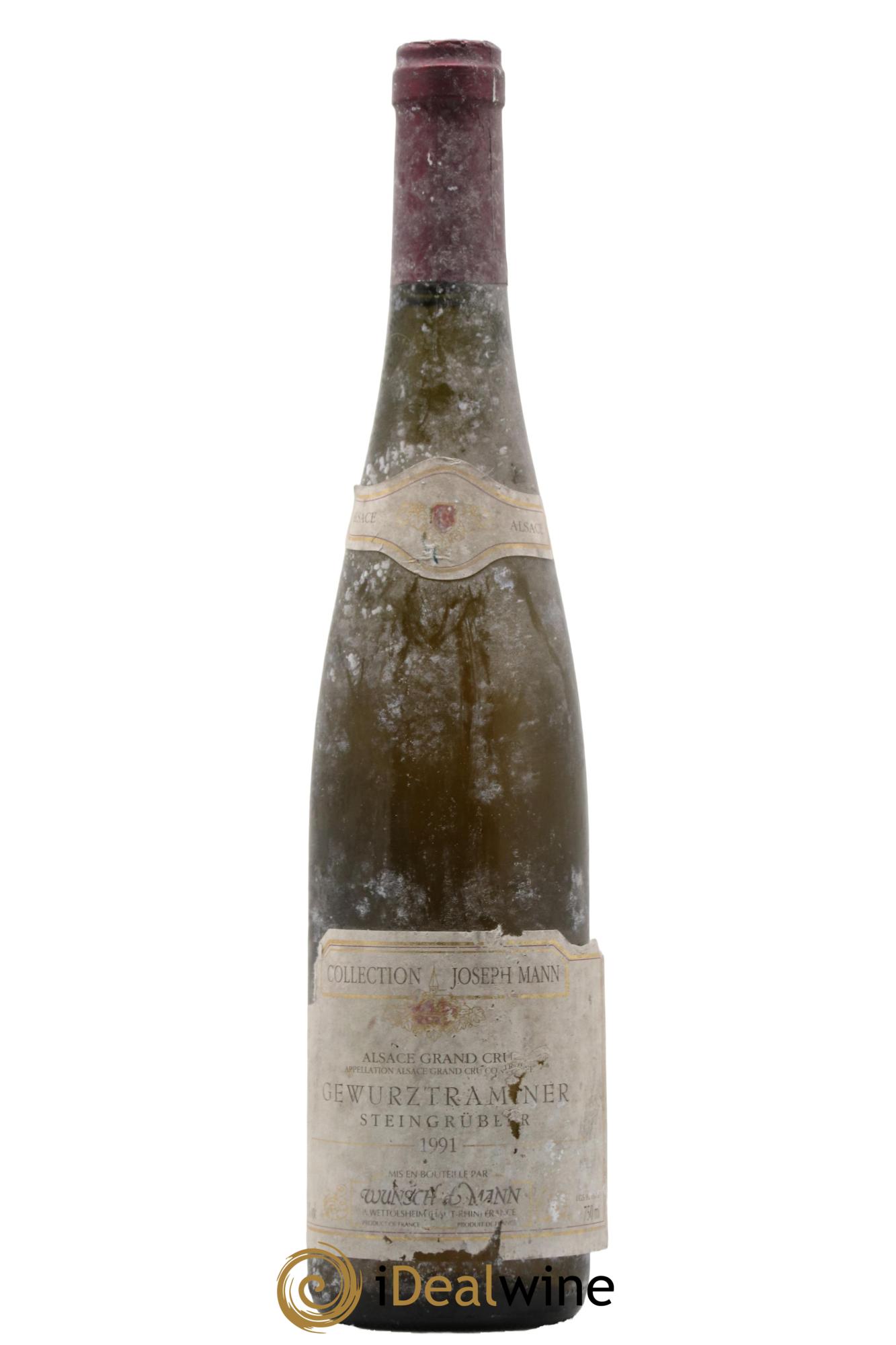 Alsace Grand Cru Gewurtzraminer Steingrubler Collection Joseph Mann Domaine Wunsch Mann 1991 - Lotto di 1 bottiglia - 0