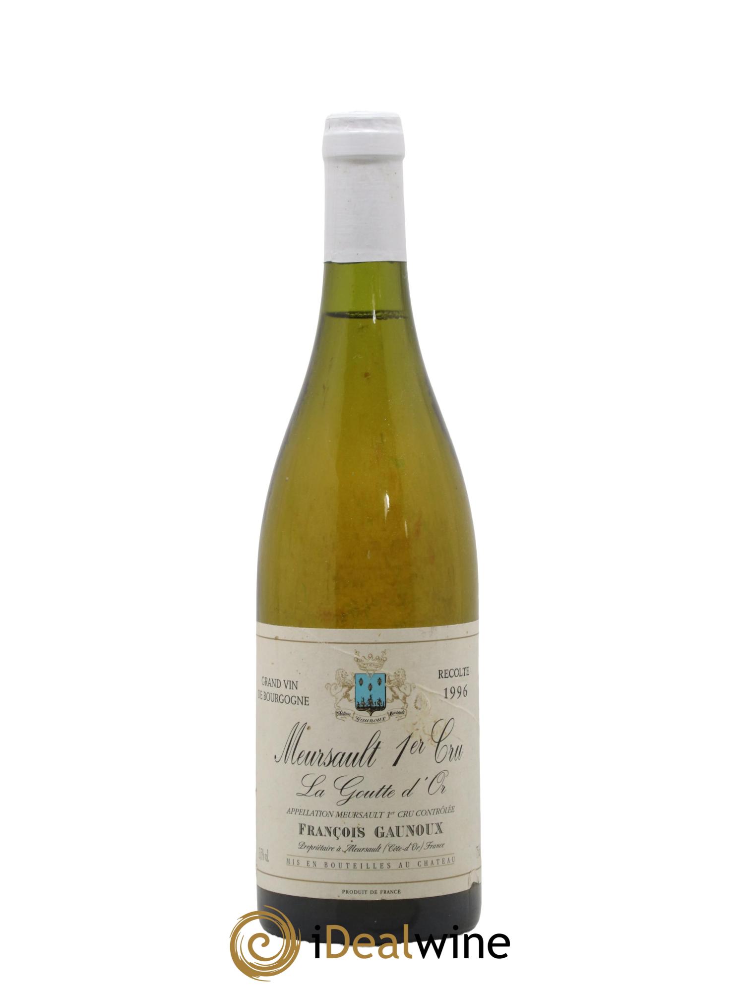 Meursault 1er Cru La Goutte d'Or François Gaunoux (Domaine) 1996 - Posten von 1 Flasche - 0