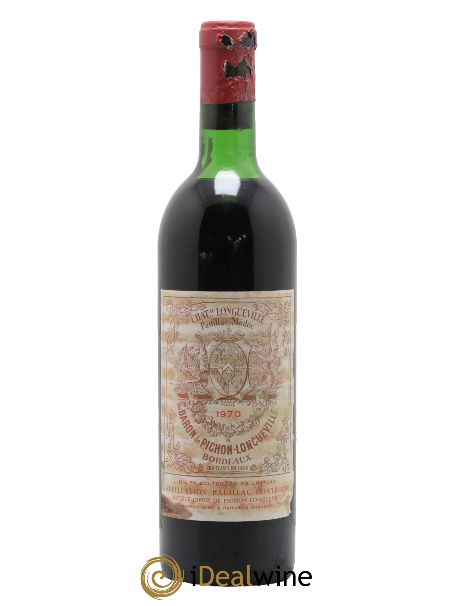 Pichon Longueville Baron 2ème Grand Cru Classé 1970 - Lot of 1 bottle - 0