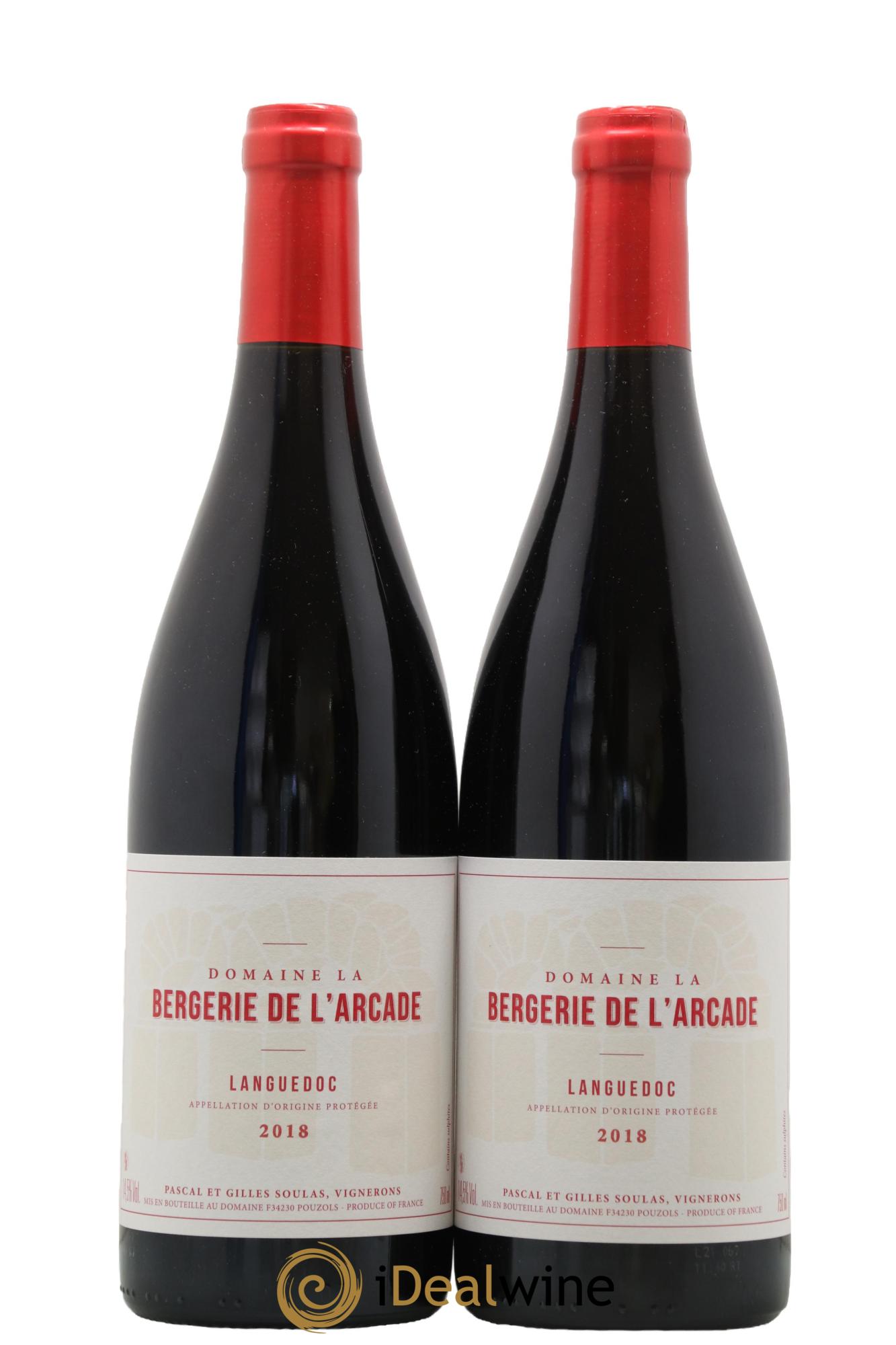 Languedoc La Bergerie de l'Arcade (Domaine) 2018 - Lotto di 2 bottiglie - 0