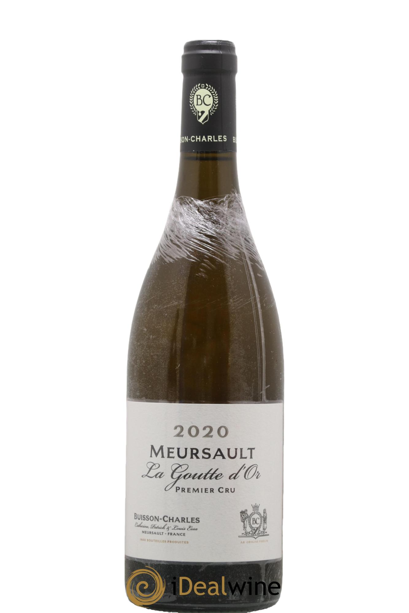 Meursault 1er Cru Goutte d'Or Buisson-Charles (Domaine) 2020 - Posten von 1 Flasche - 0