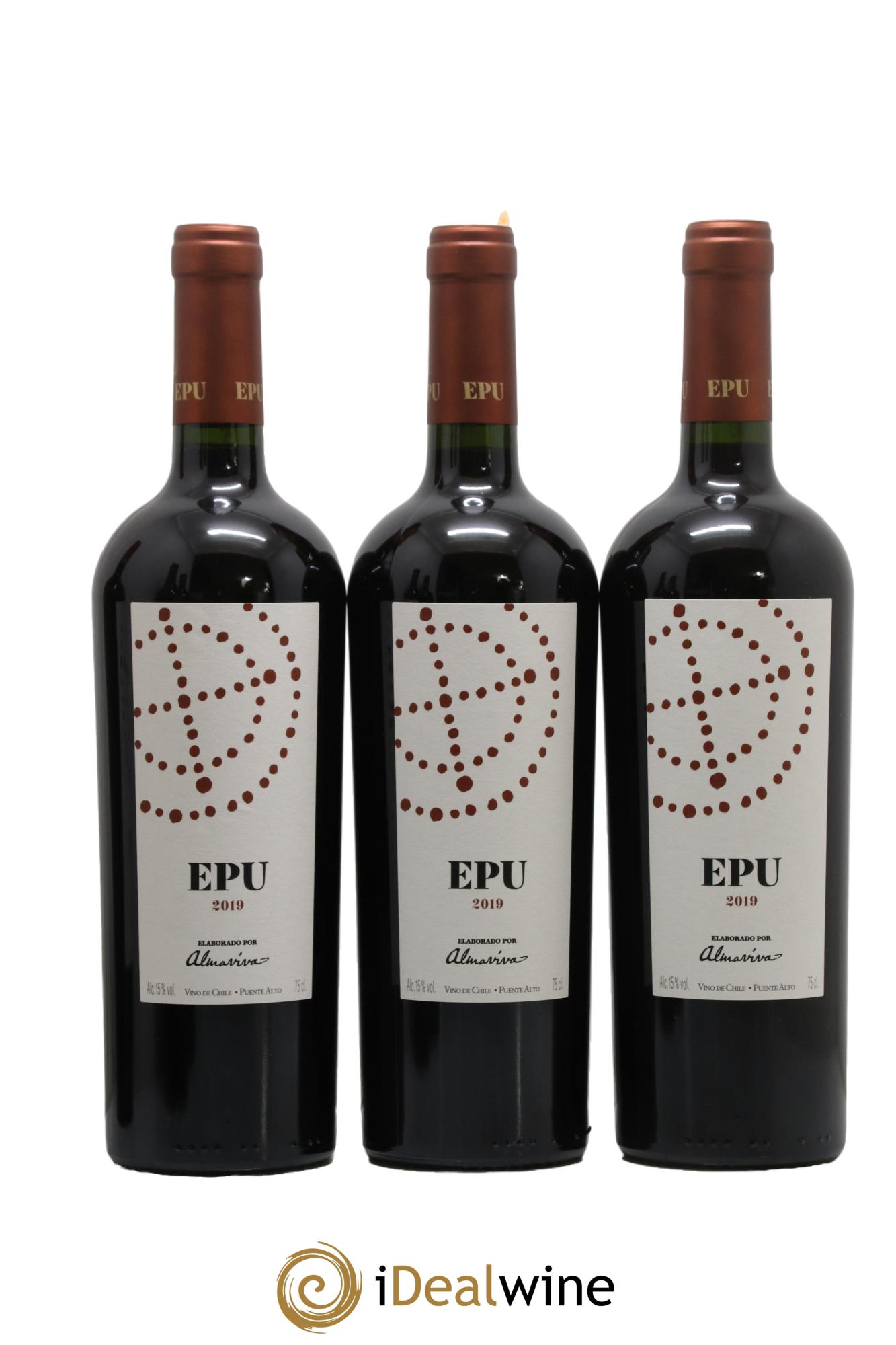 Maipo Valley Almaviva Epu Baron P. de Rothschild Concha y Toro 2019 - Lot de 6 bouteilles - 1