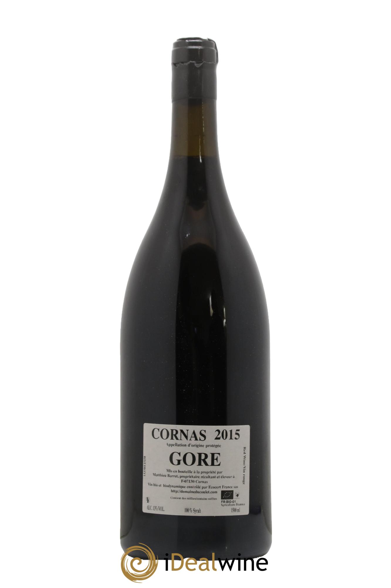 Cornas Gore Coulet (Domaine du) - Matthieu Barret 2015 - Lot of 1 magnum - 1