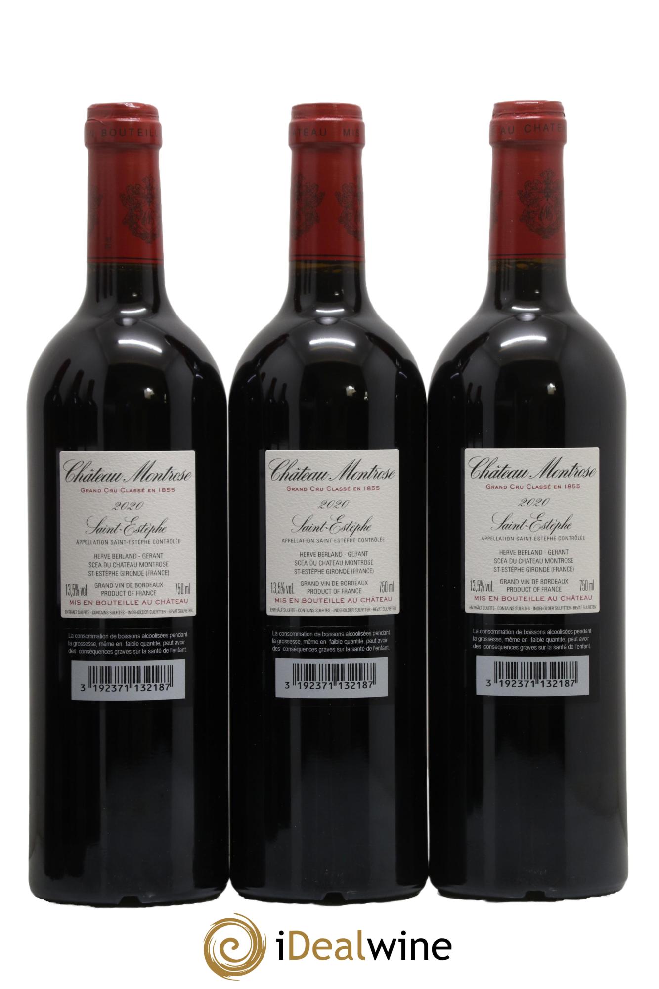 Château Montrose 2ème Grand Cru Classé 2020 - Lot de 6 bouteilles - 4