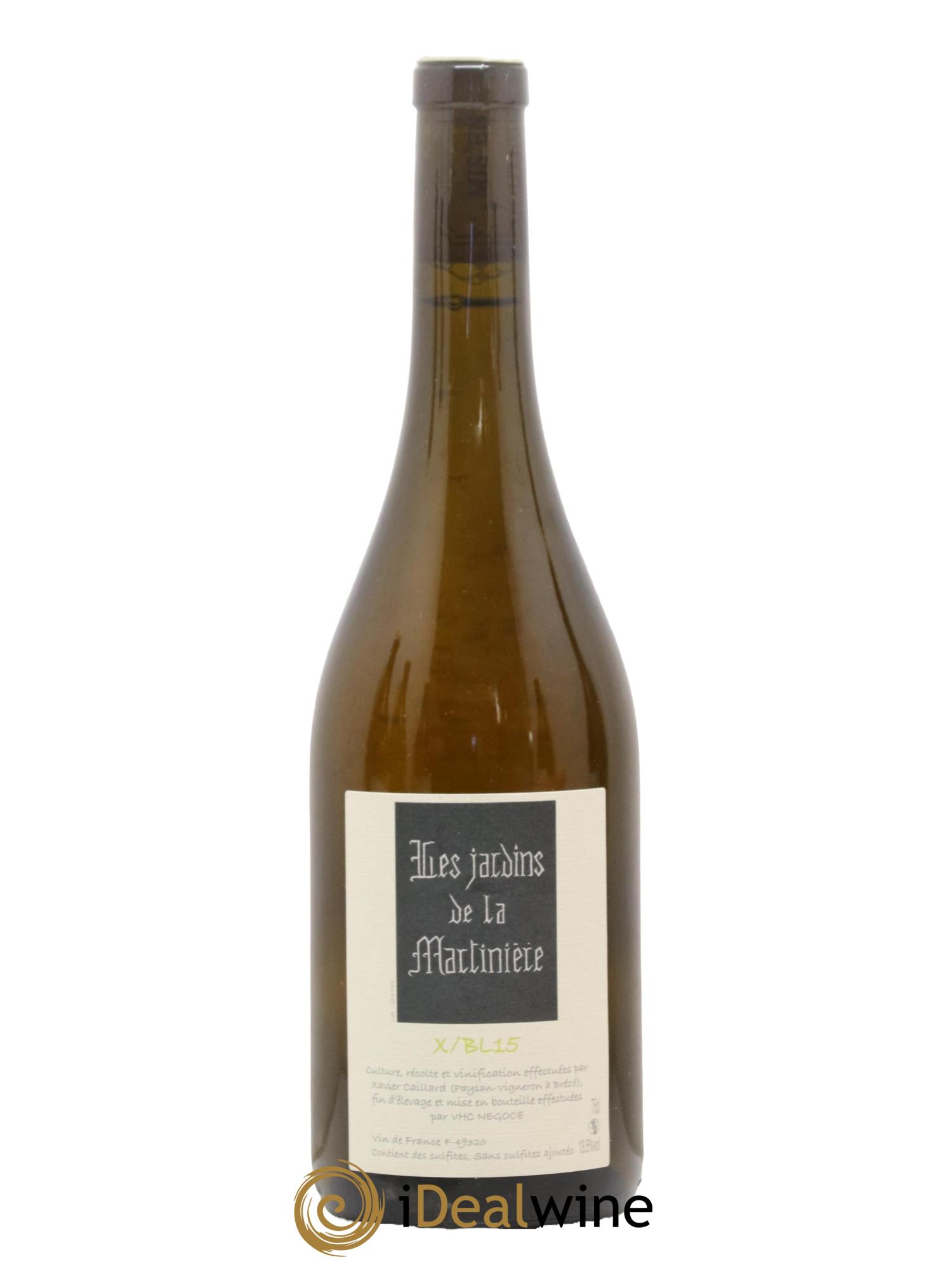 Vin de France X BL 15 Les Jardins De La Martinière 2015 - Lot of 1 bottle - 0