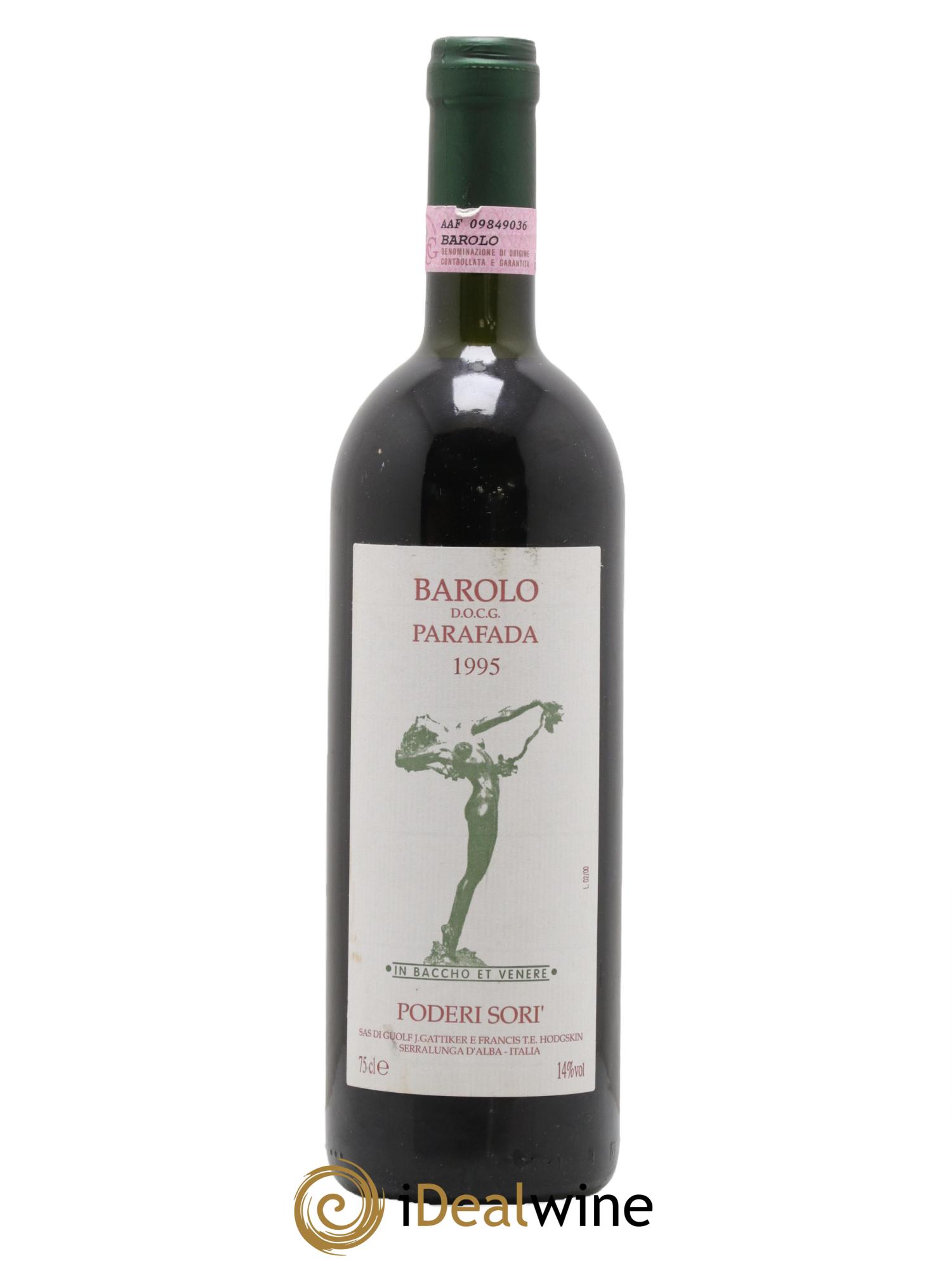 Barolo DOCG Poderi Sori Parafada 1995 - Posten von 1 Flasche - 0