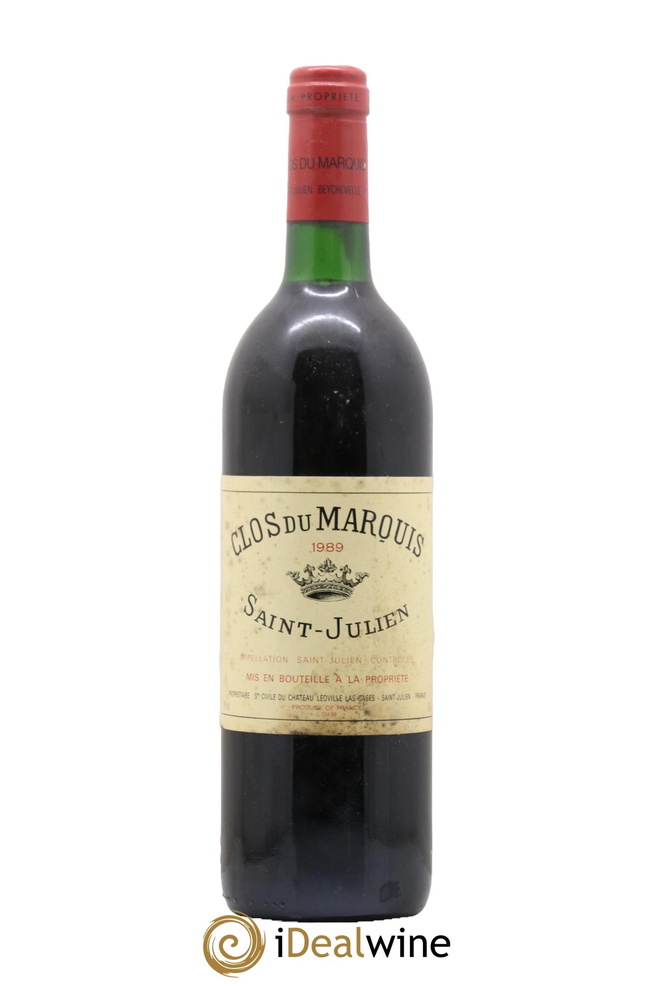 Clos du Marquis 1989 - Lot de 1 bouteille - 0