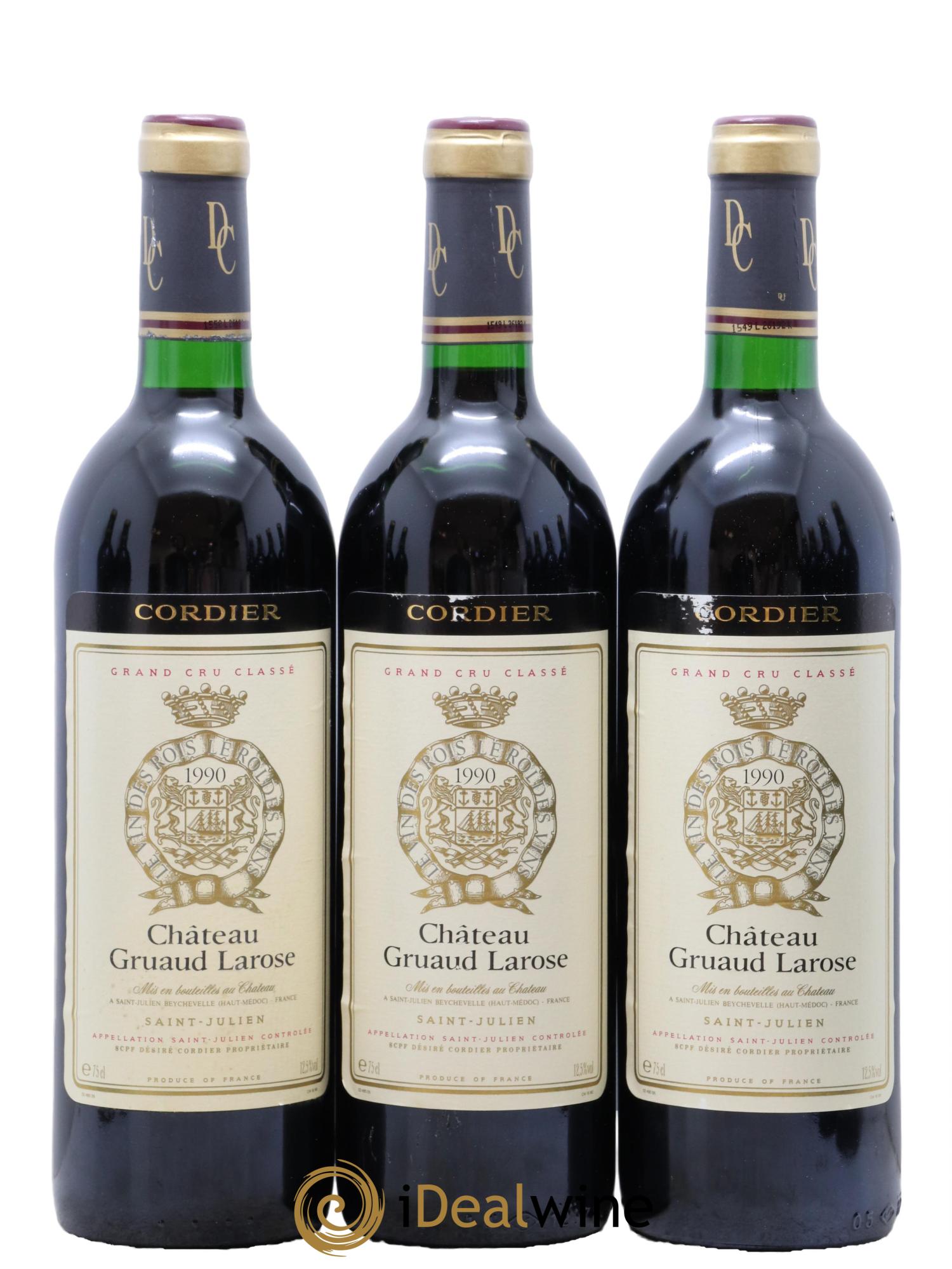 Château Gruaud Larose 2ème Grand Cru Classé  1990 - Lotto di 12 bottiglie - 2