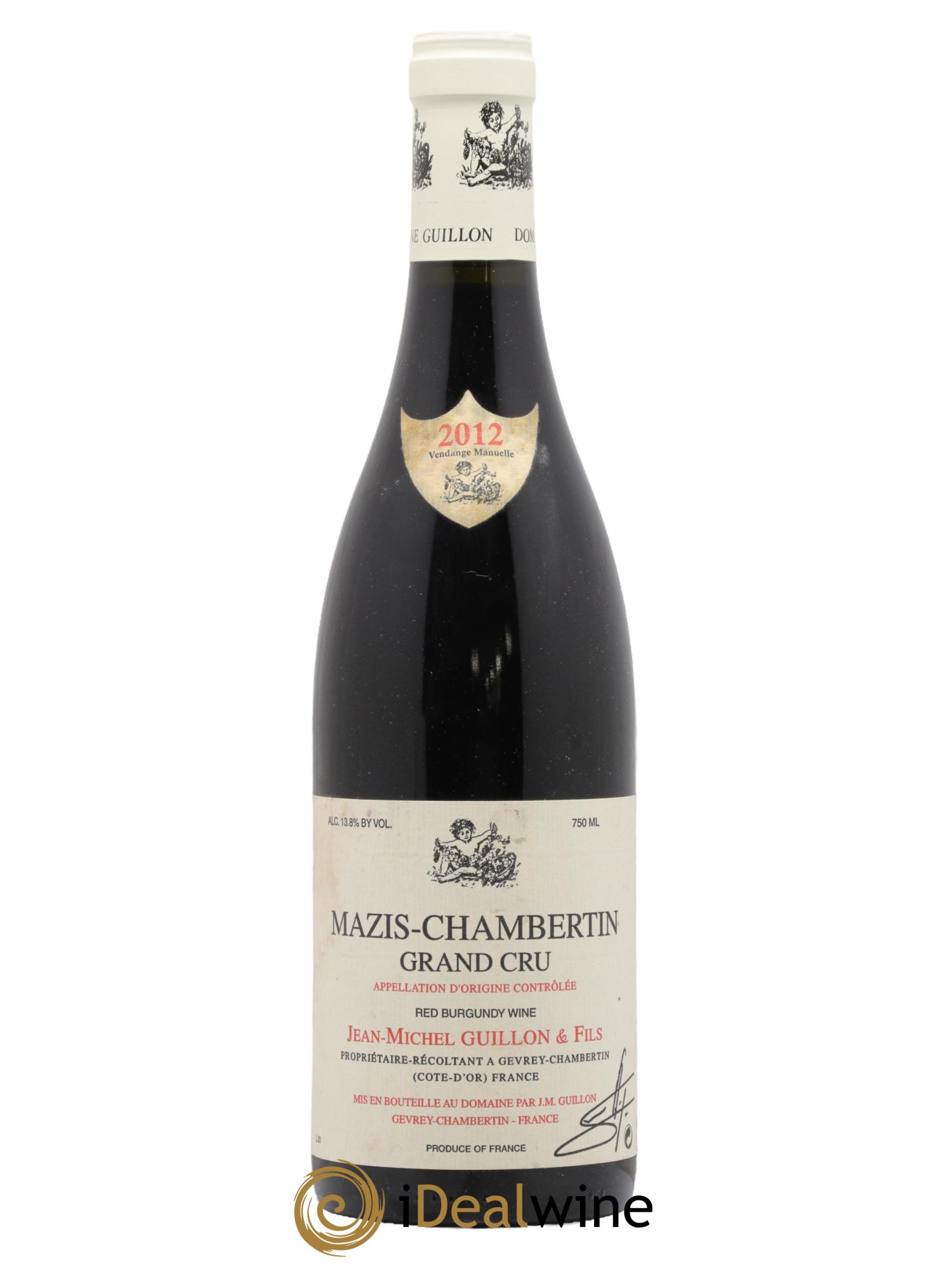 Mazis-Chambertin Grand Cru Jean-Michel Guillon 2012 - Lotto di 1 bottiglia - 0