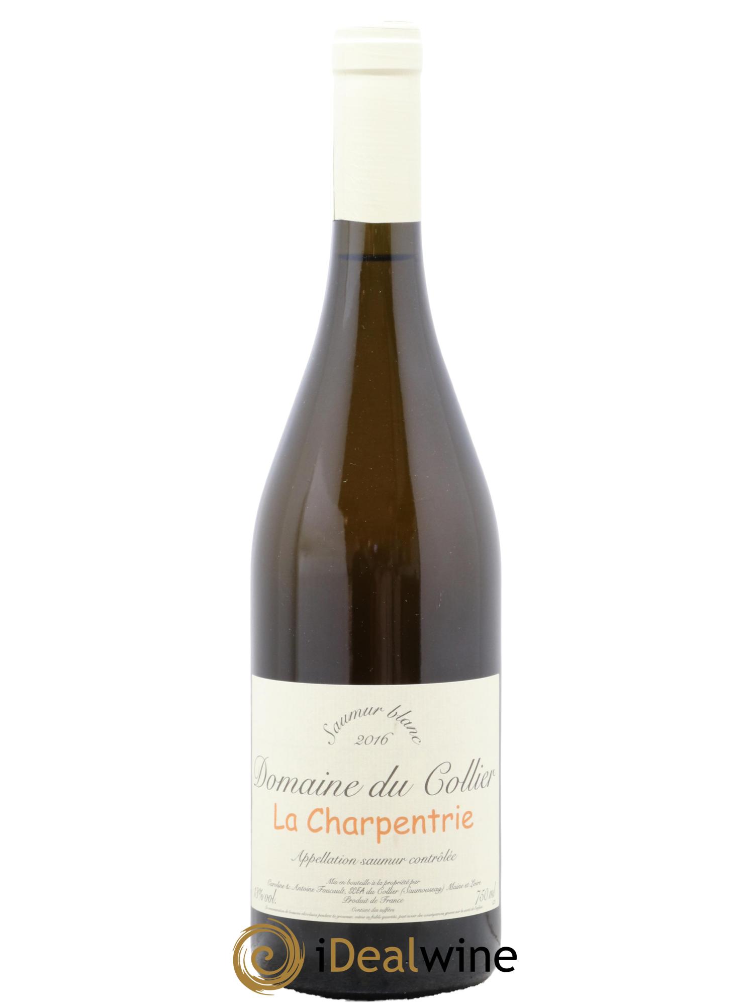 Saumur La Charpentrie Domaine du Collier  2016 - Posten von 1 Flasche - 0