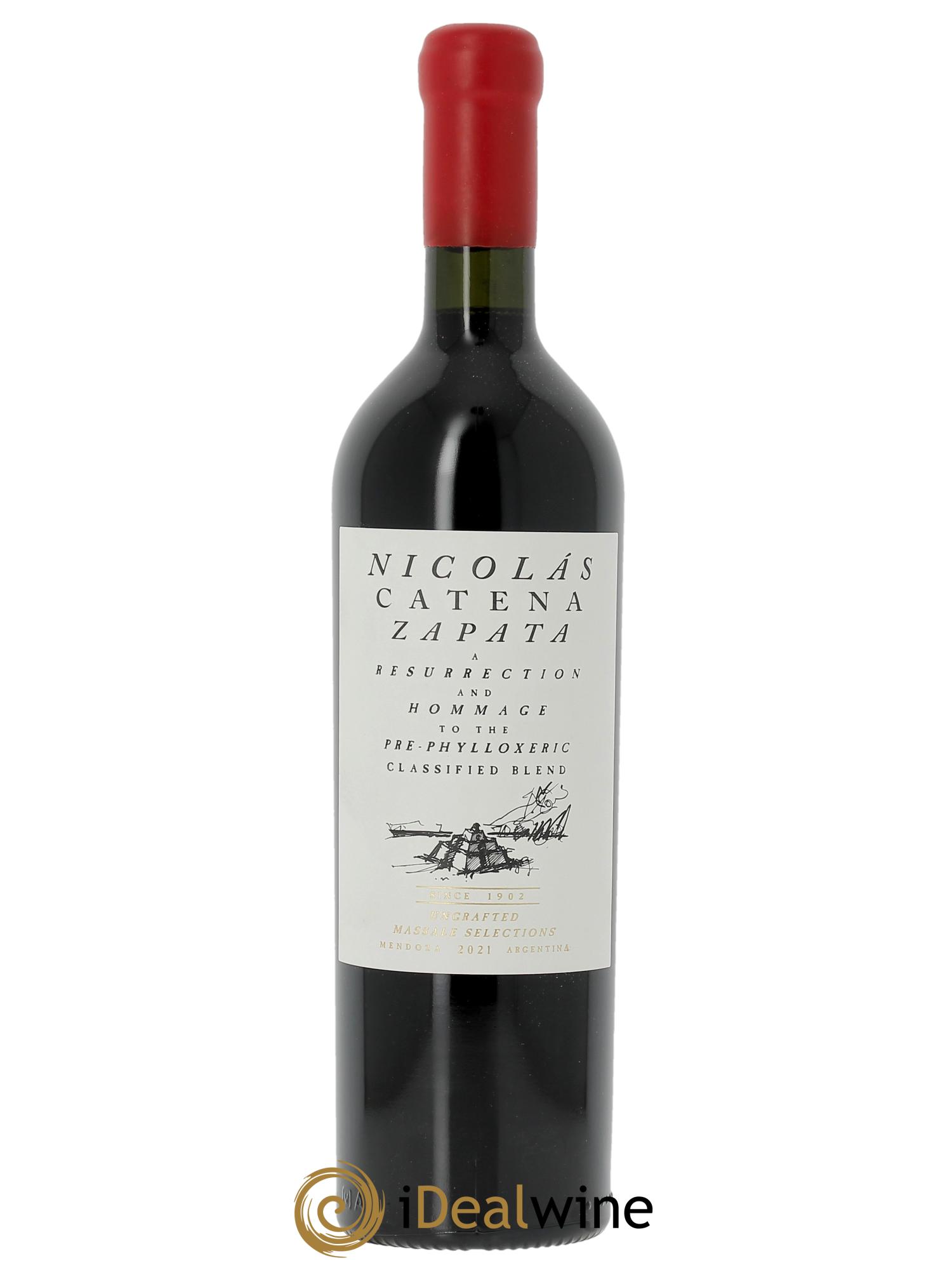 Mendoza Adrianna Vineyard Mundus Bacillus Terrae  Catena Zapata (CBO a partir de 3 bts) 2021 - Lot de 1 bouteille - 0