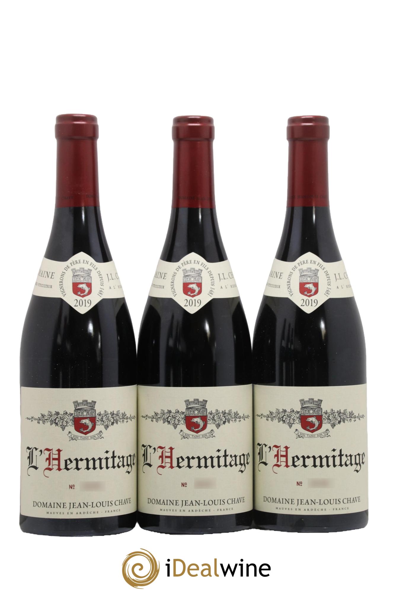 Hermitage Jean-Louis Chave 2019 - Posten von 6 Flaschen - 1