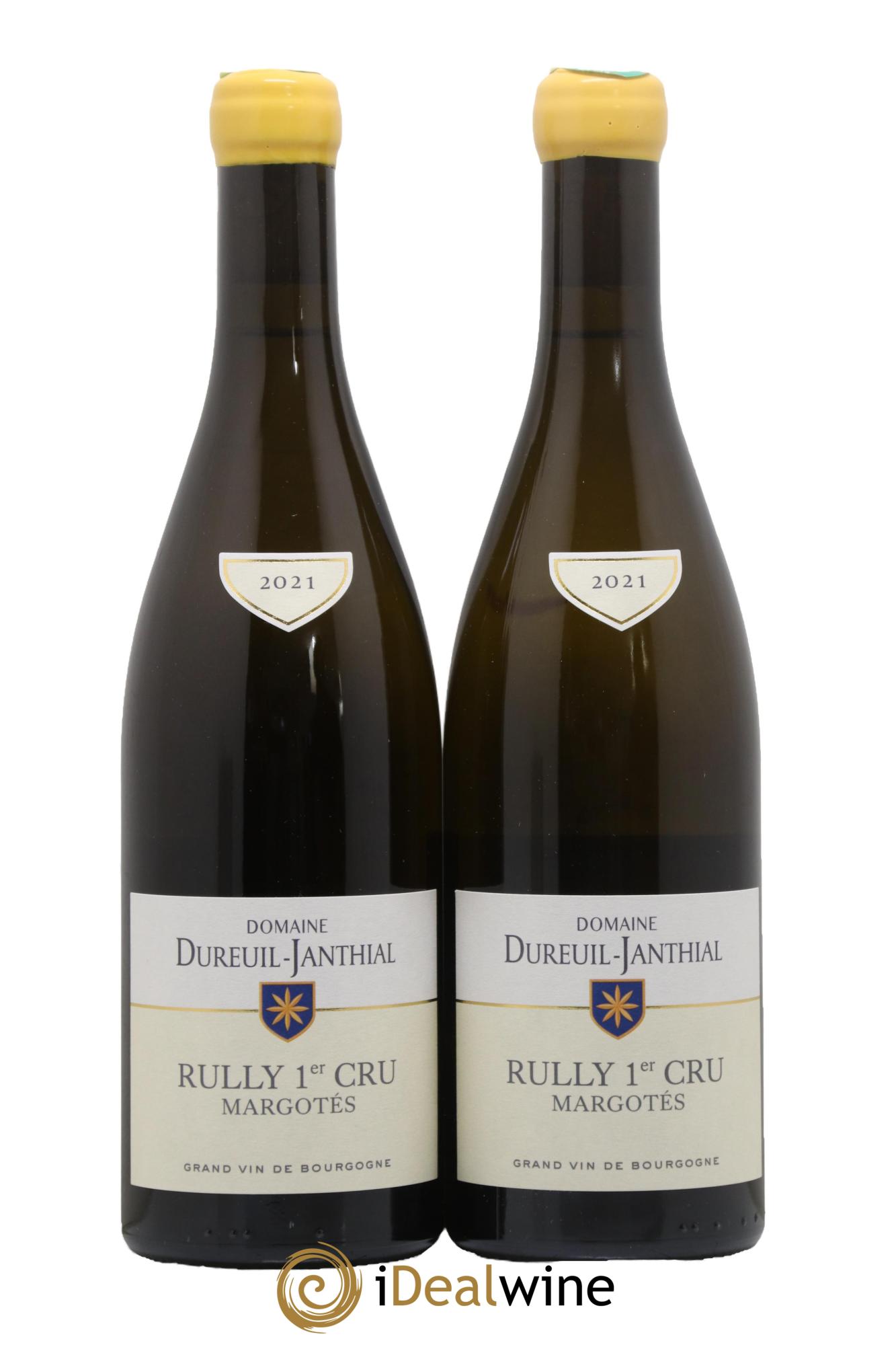 Rully 1er Cru Les Margotés Vincent Dureuil-Janthial  2021 - Lotto di 2 bottiglie - 0