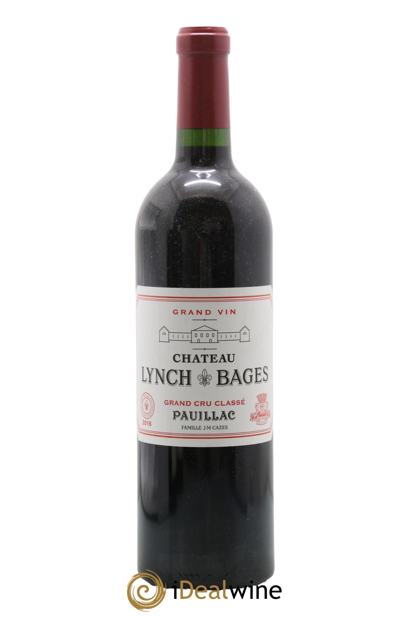 Château Lynch Bages 5ème Grand Cru Classé 2016 - Lot de 1 bouteille - 0