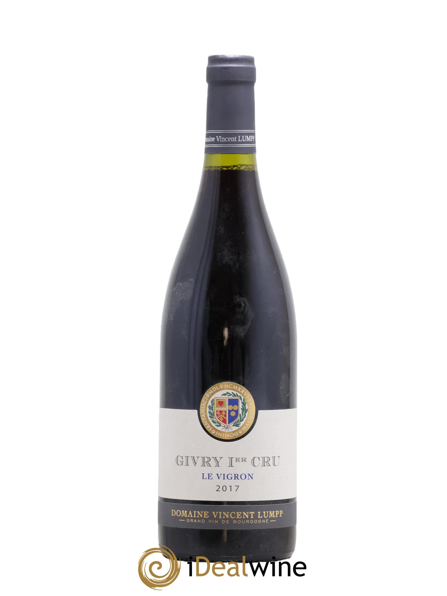 Givry 1er Cru Le Vigron Vincent Lumpp 2017 - Posten von 1 Flasche - 0