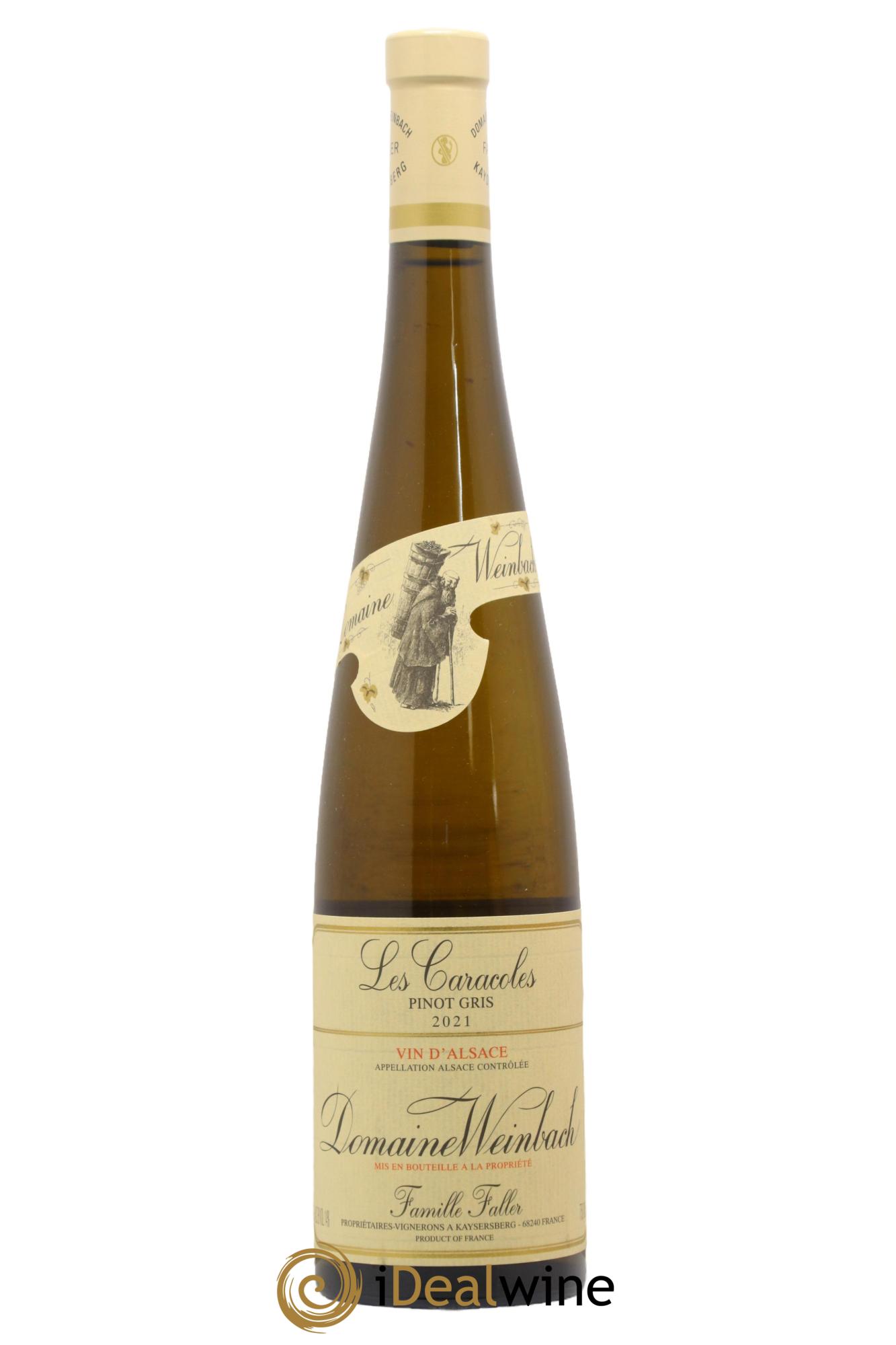 Alsace Pinot Gris Les Caracoles Weinbach (Domaine) 2021 - Posten von 1 Flasche - 0