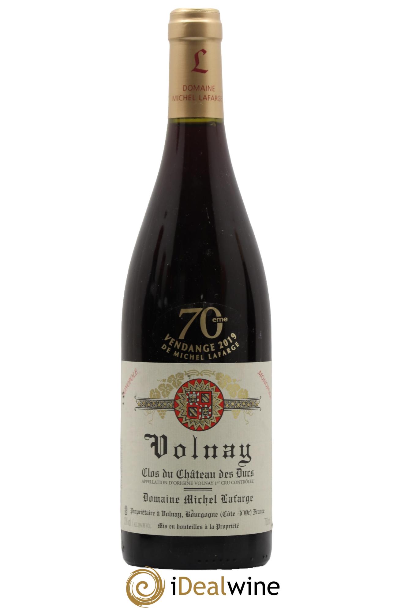 Volnay 1er Cru Clos du Château des Ducs Lafarge (Domaine) 2019 - Lotto di 1 bottiglia - 0