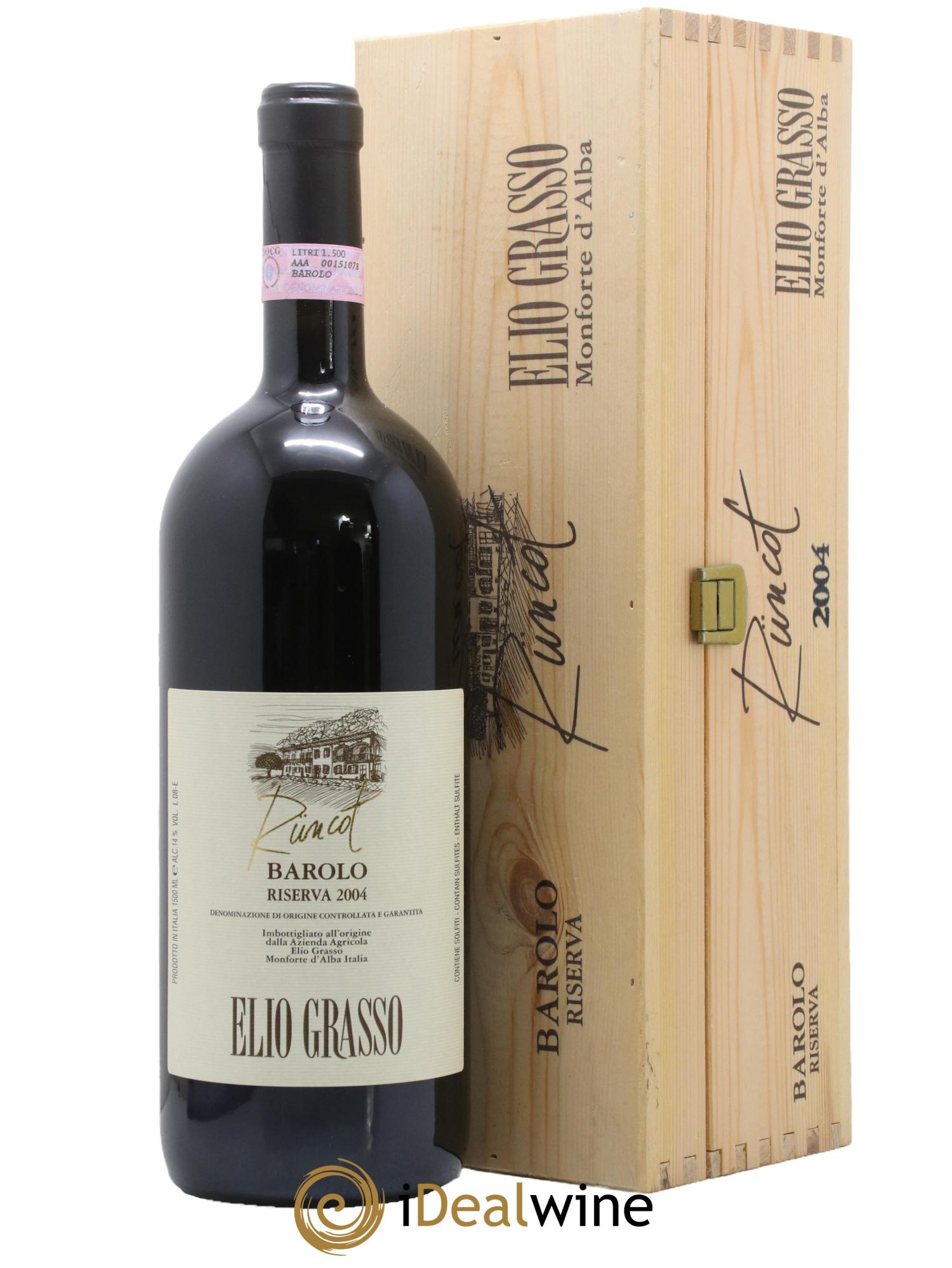 Barolo DOCG Riserva Rüncot Elio Grasso 2004 - Lot of 1 magnum - 0