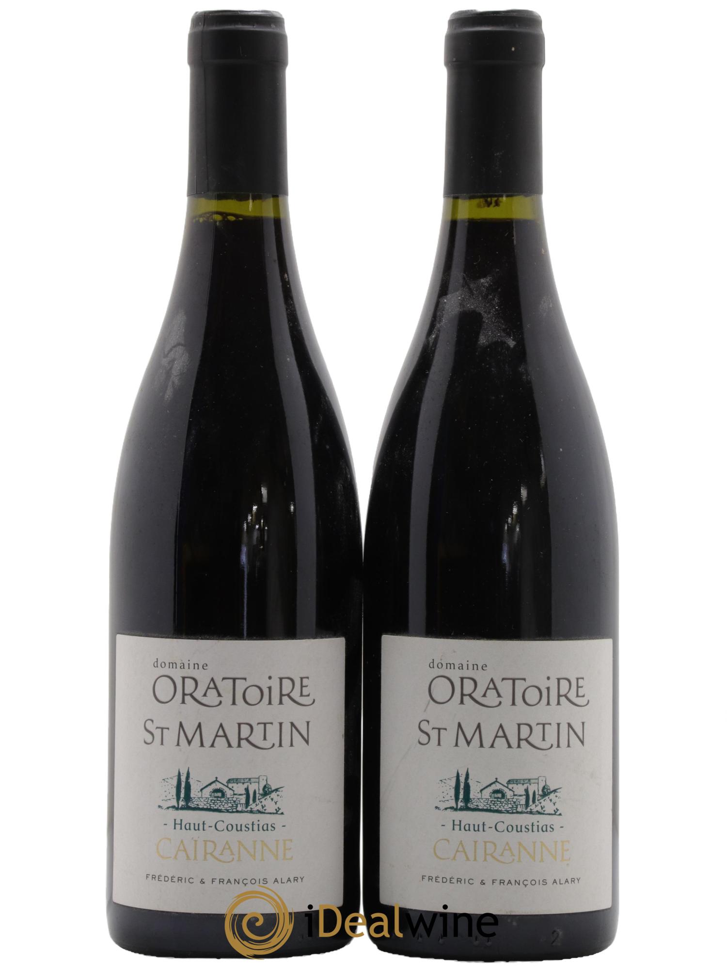 Cairanne Haut-Coustias Oratoire Saint-Martin - Frédéric et François Alary 2014 - Lot of 2 bottles - 0