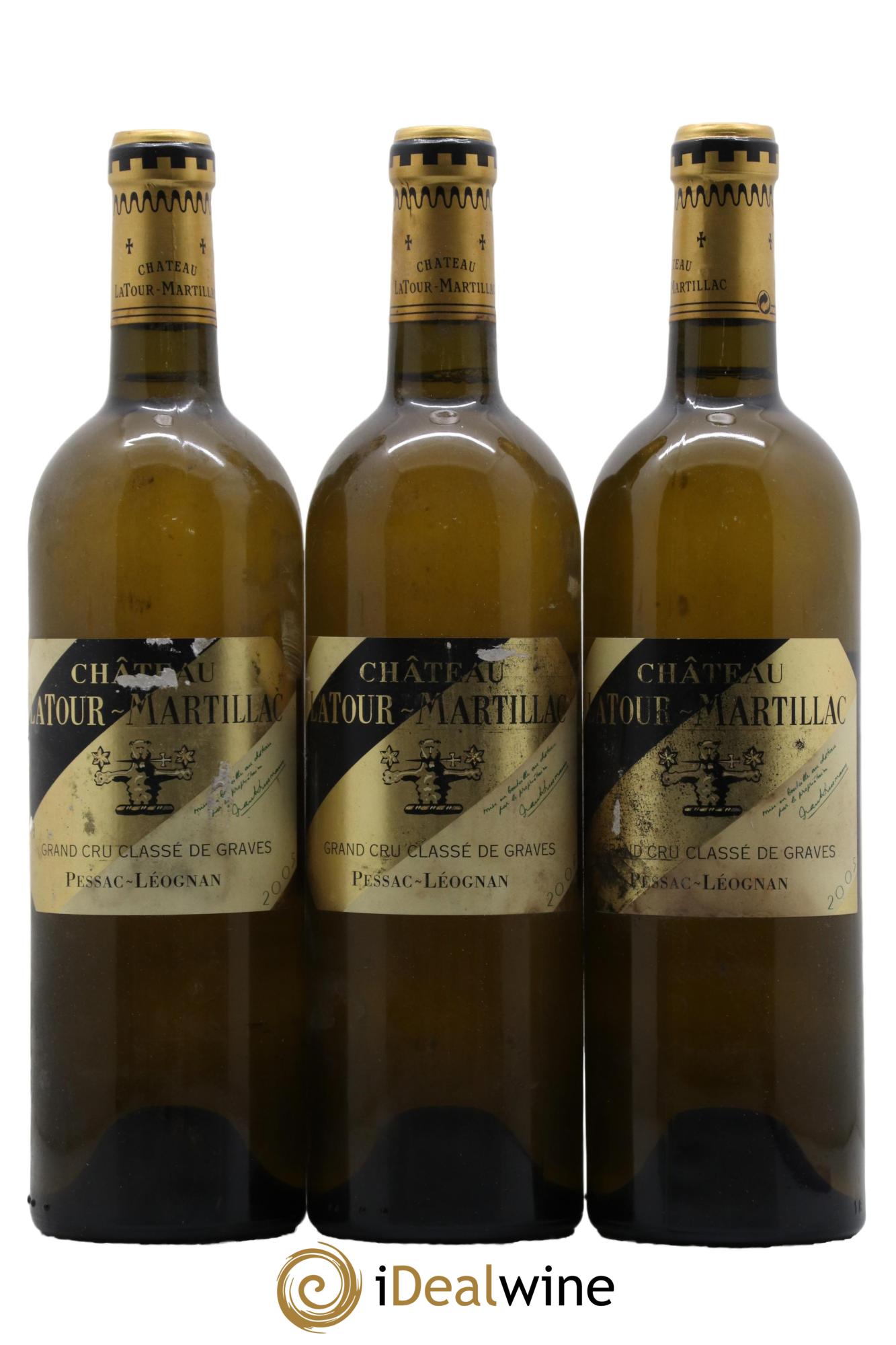 Château Latour-Martillac Cru Classé de Graves 2005 - Lot de 3 bouteilles - 0