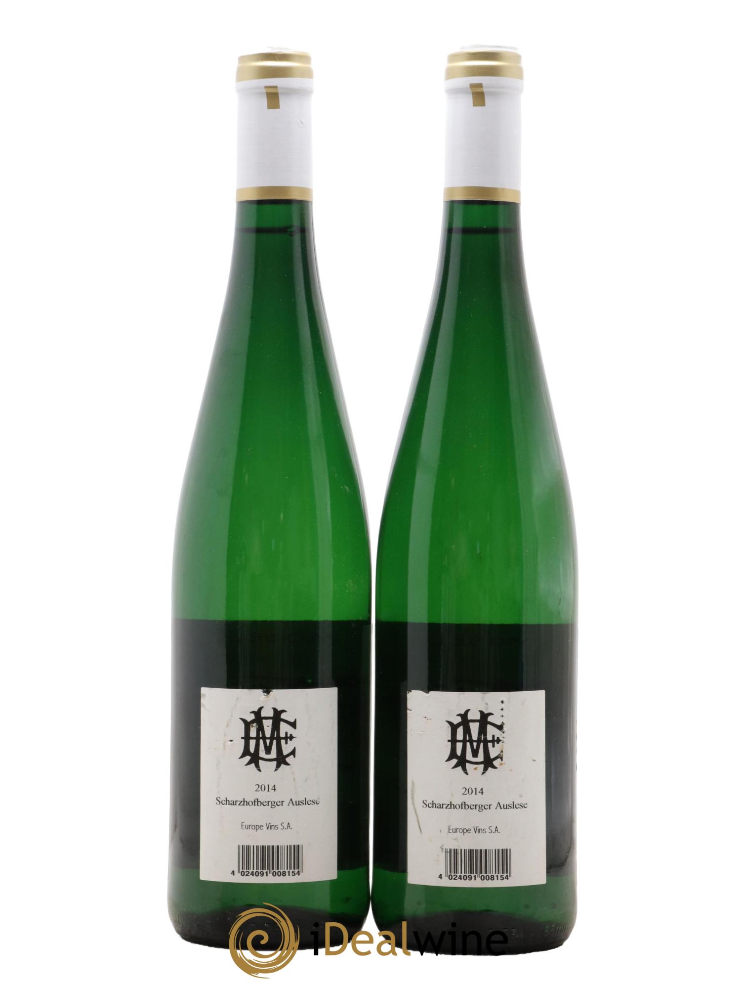 Riesling Scharzhofberger Auslese Egon Muller  2014 - Lotto di 2 bottiglie - 1