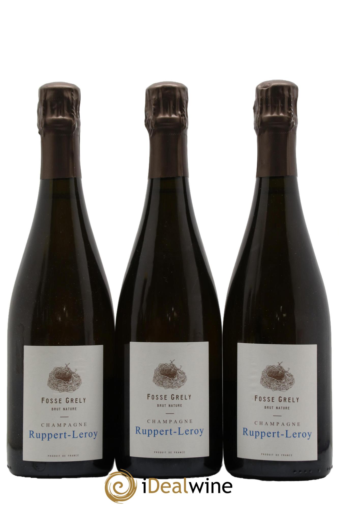 Brut Nature Fosse-Grely Ruppert-Leroy 2019 - Lot of 3 bottles - 0